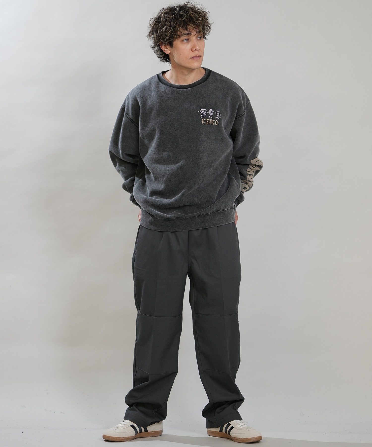 DC ディーシー トレーナー スウェット メンズ 裏起毛 26 MISCHIEF CREW