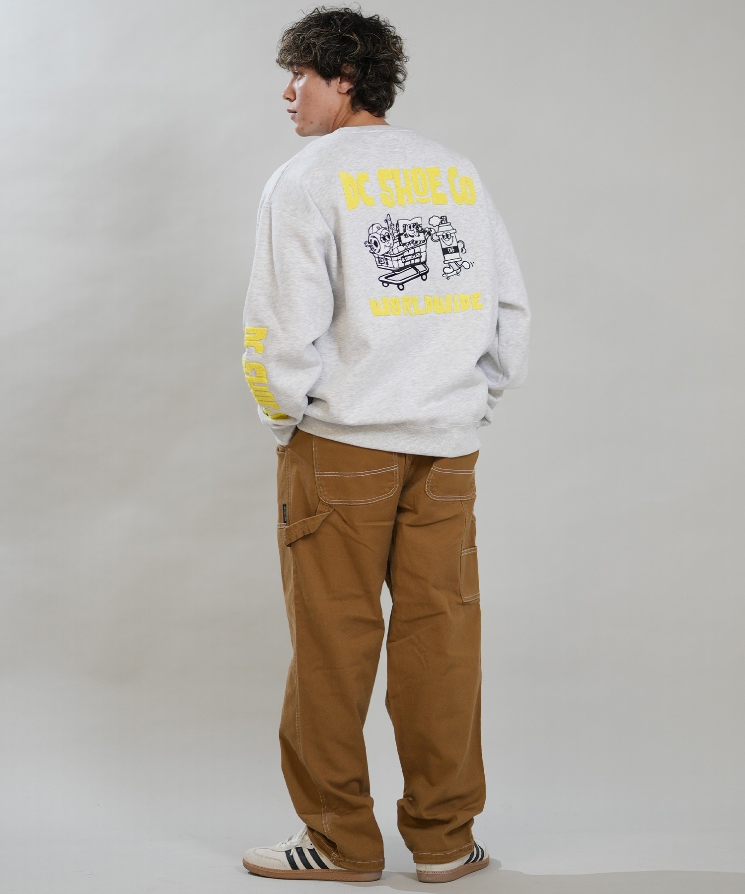 DC ディーシー トレーナー スウェット メンズ 裏起毛 26 MISCHIEF CREW