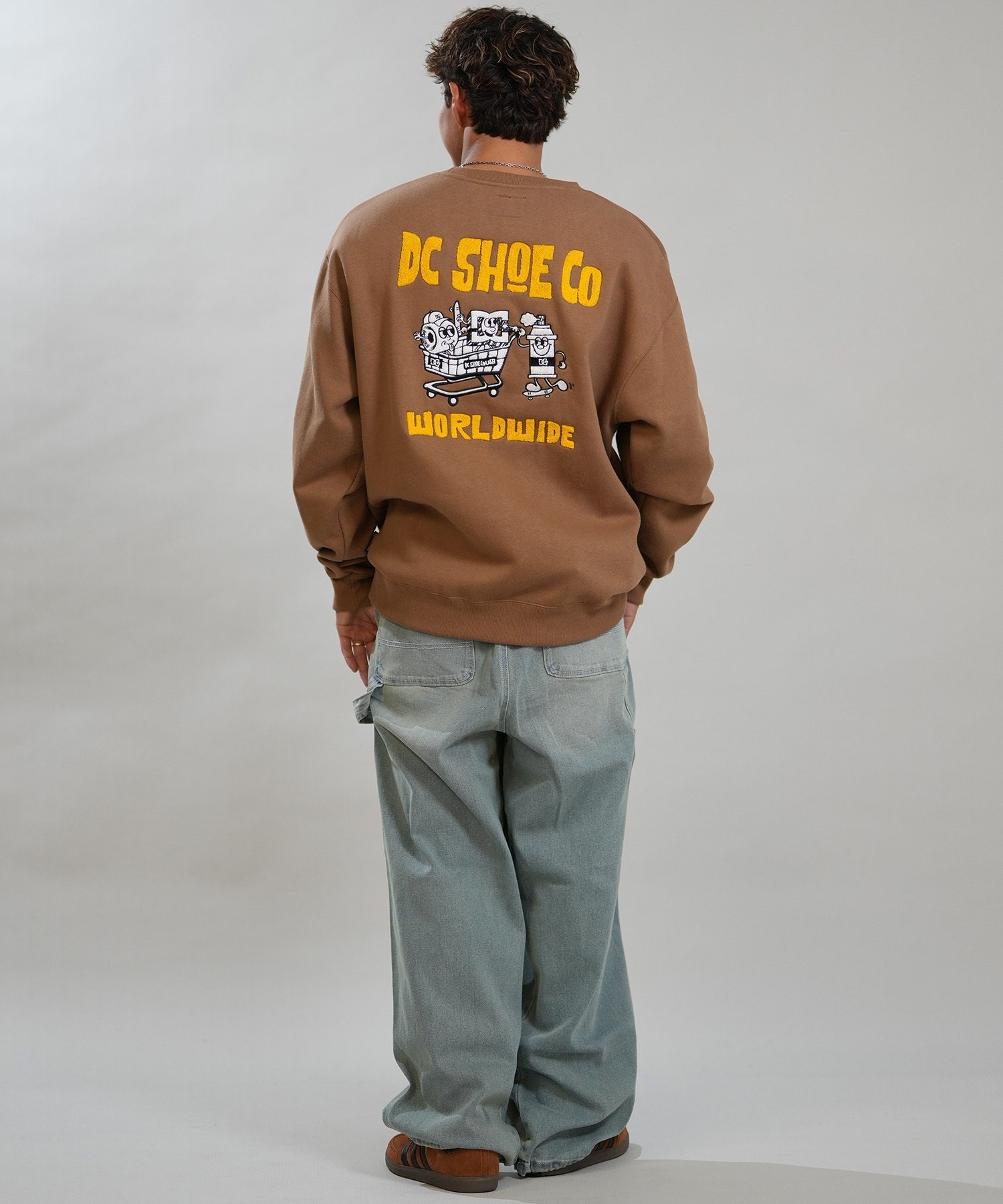 DC ディーシー トレーナー スウェット メンズ 裏起毛 26 MISCHIEF CREW