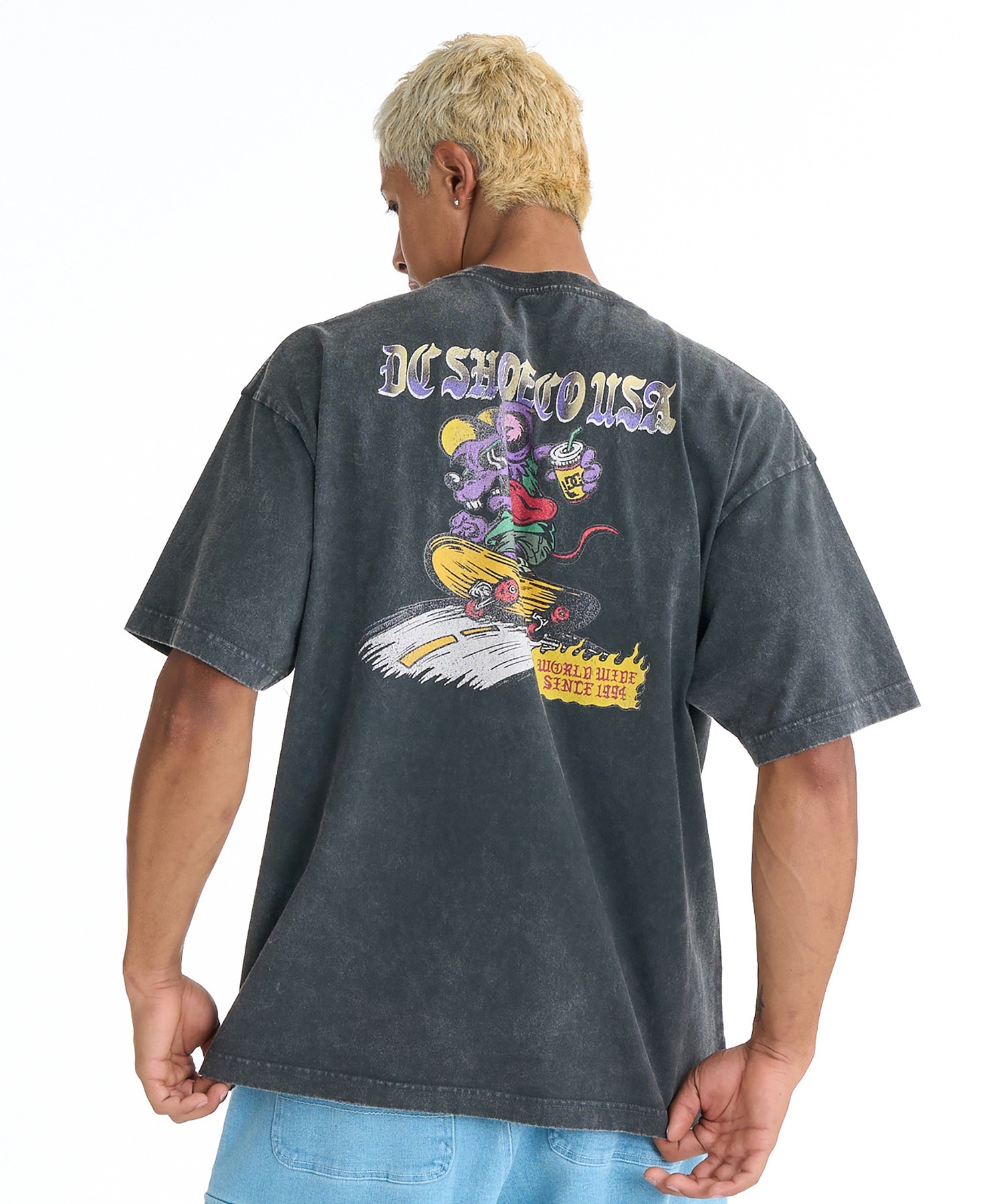DC ディーシー 半袖 Tシャツ メンズ ロゴ バックプリント DST261027
