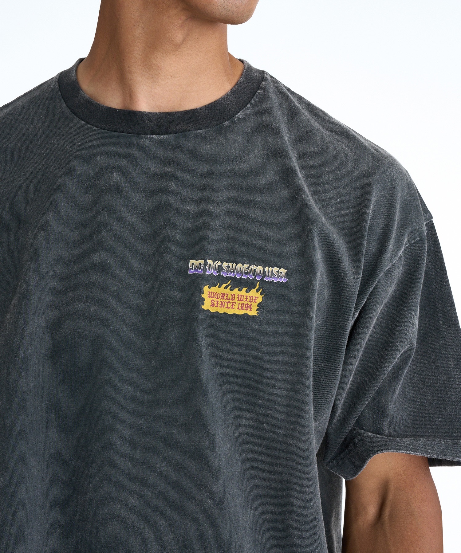 DC ディーシー 半袖 Tシャツ メンズ ロゴ バックプリント DST261027