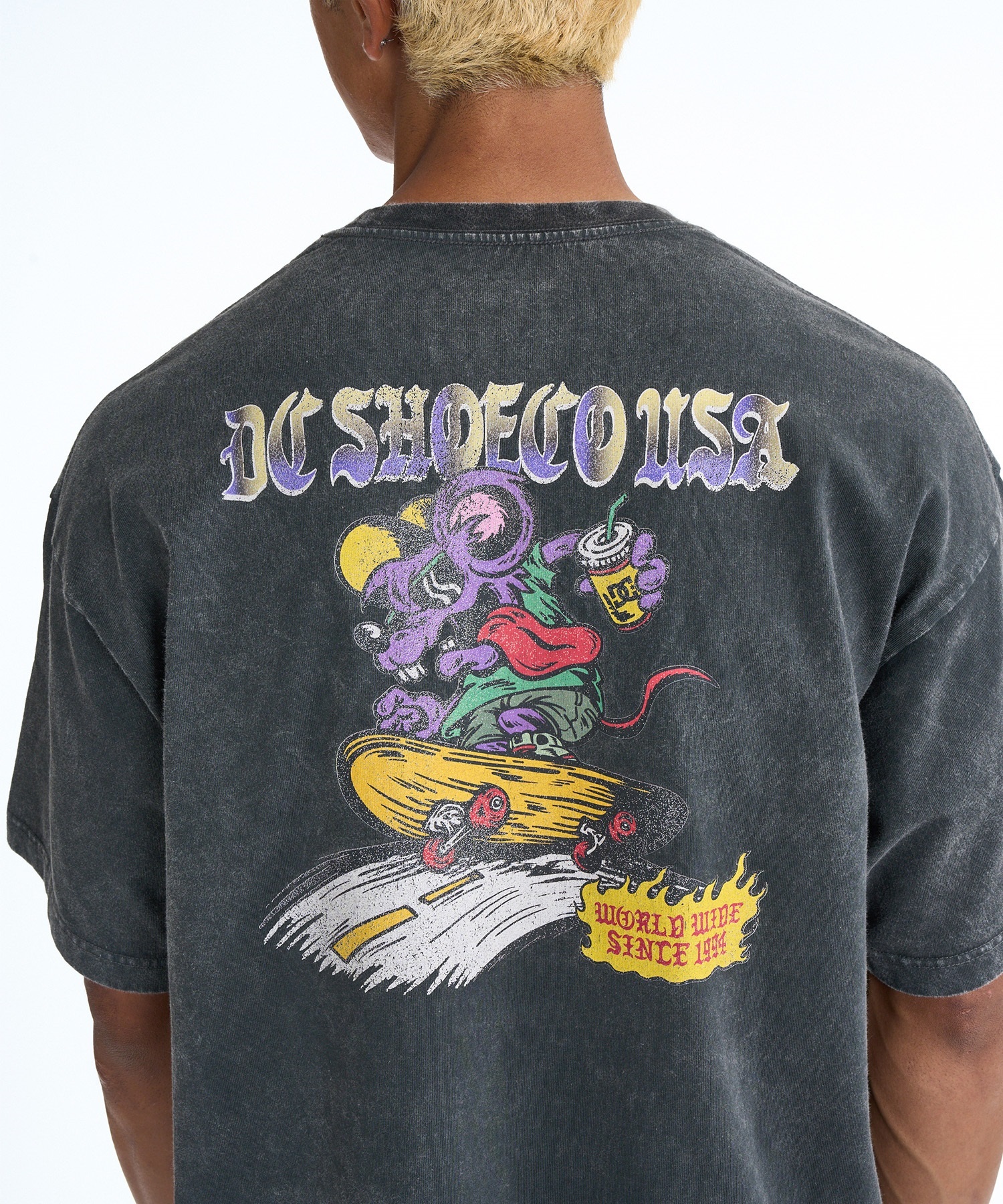 DC ディーシー 半袖 Tシャツ メンズ ロゴ バックプリント DST261027