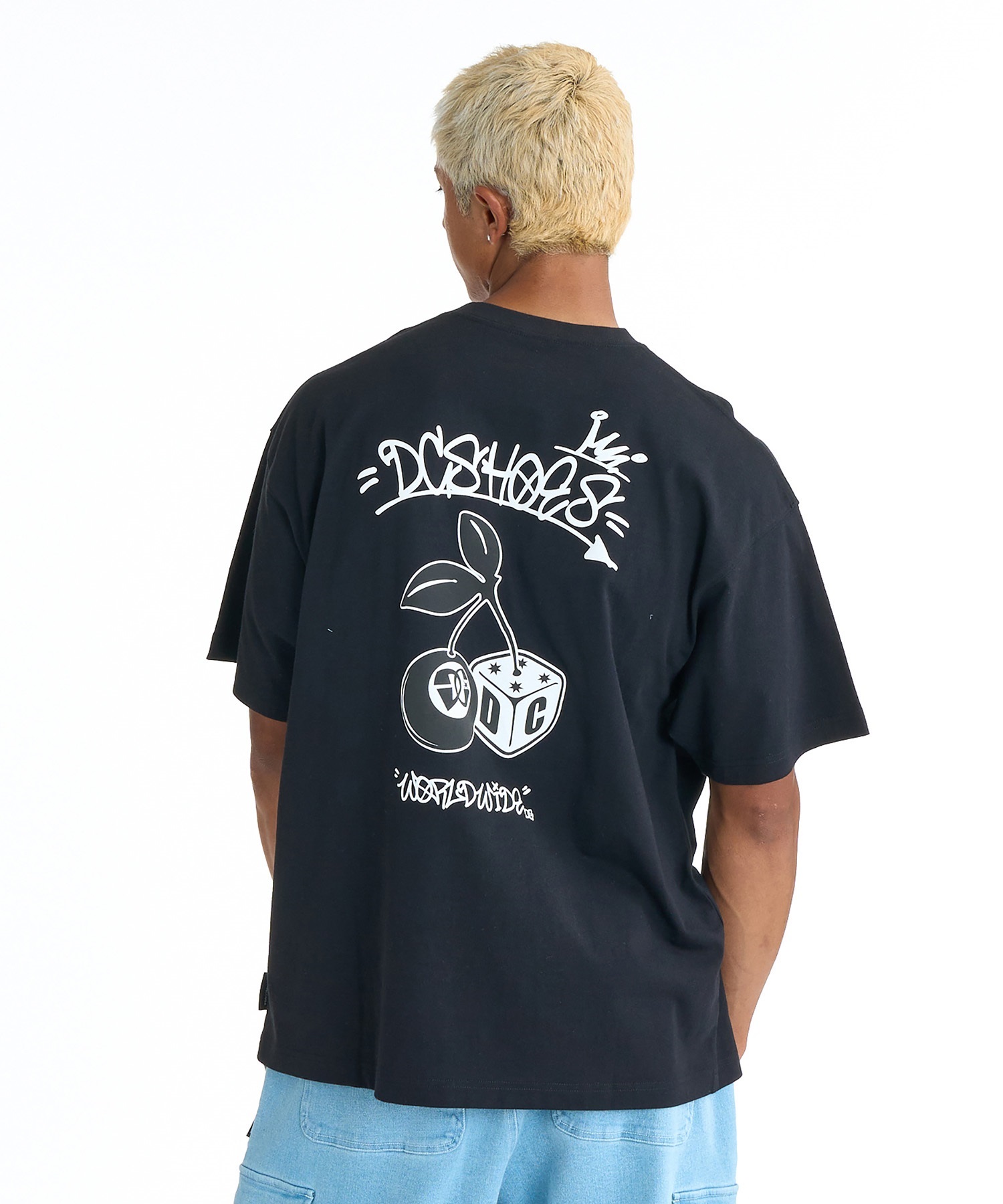 DC ディーシー 半袖 Tシャツ メンズ ロゴ バックプリント DST261032