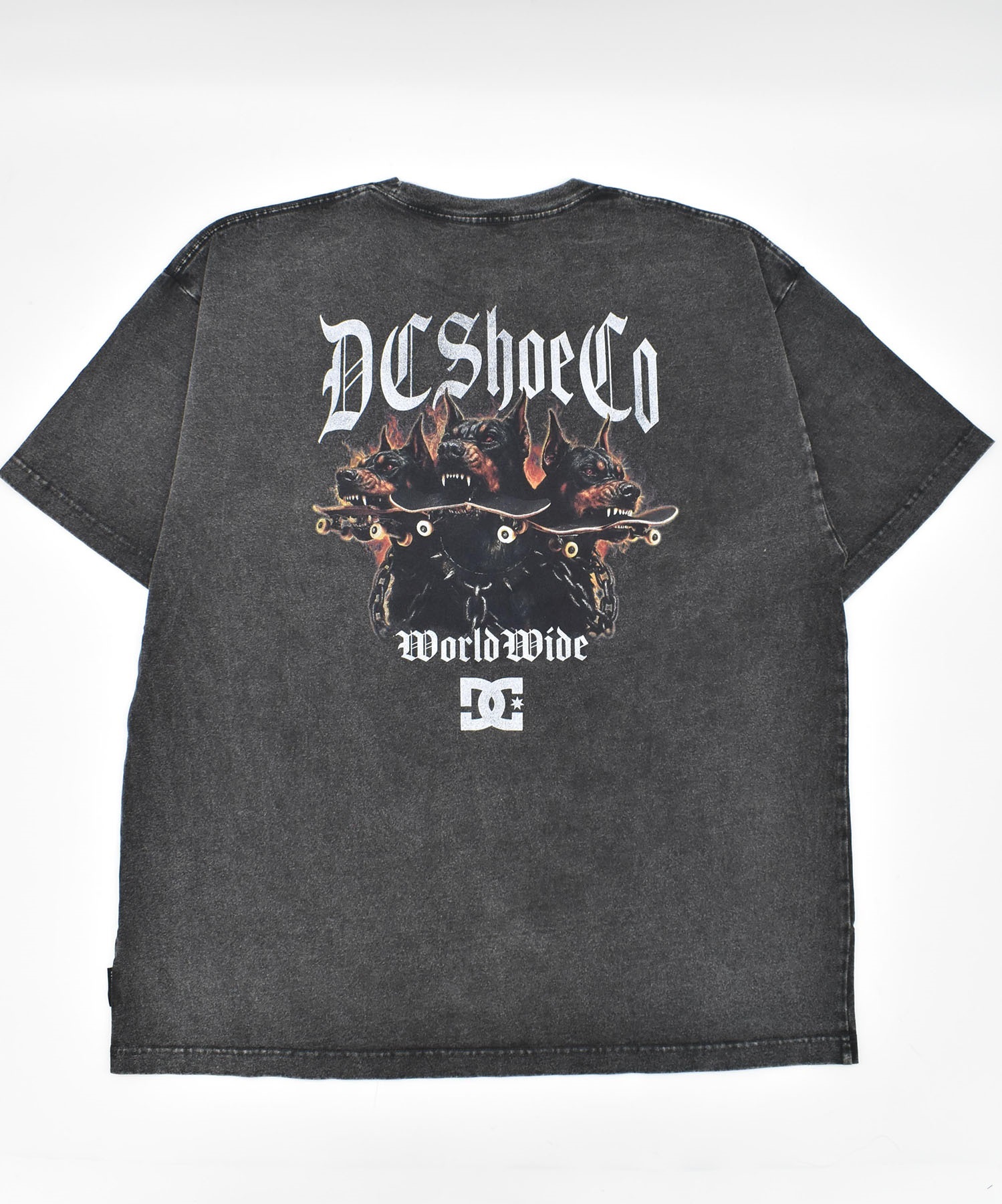 DC ディーシー 半袖 Tシャツ メンズ バックプリント 古着風