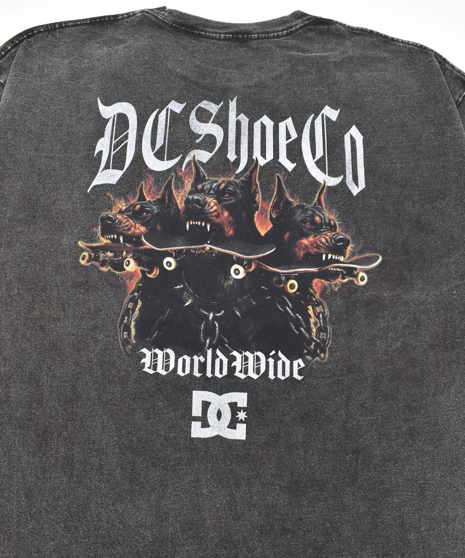 DC ディーシー 半袖 Tシャツ メンズ バックプリント 古着風