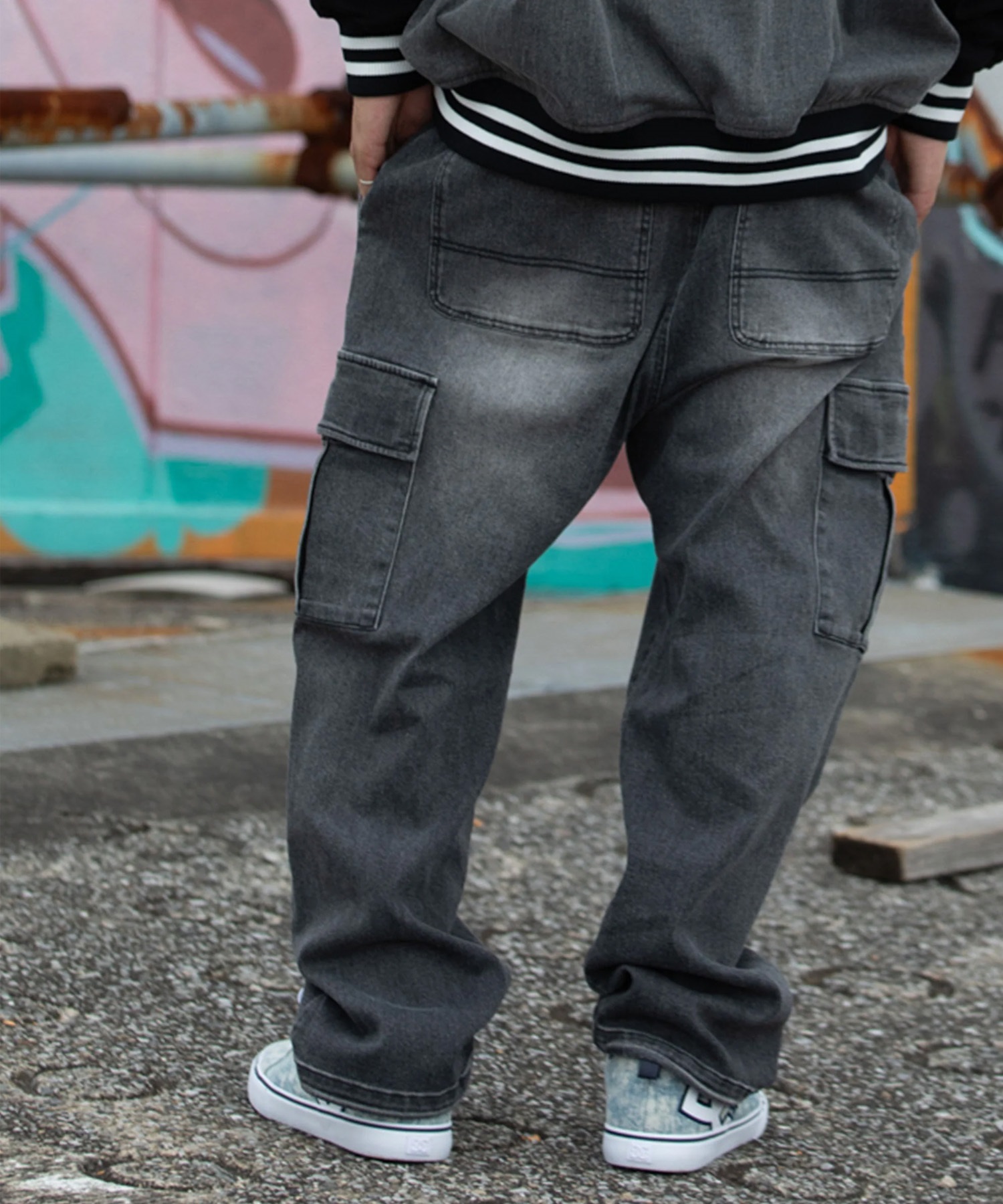 DC ディーシー ロングパンツ カーゴパンツ メンズ ワイドパンツ