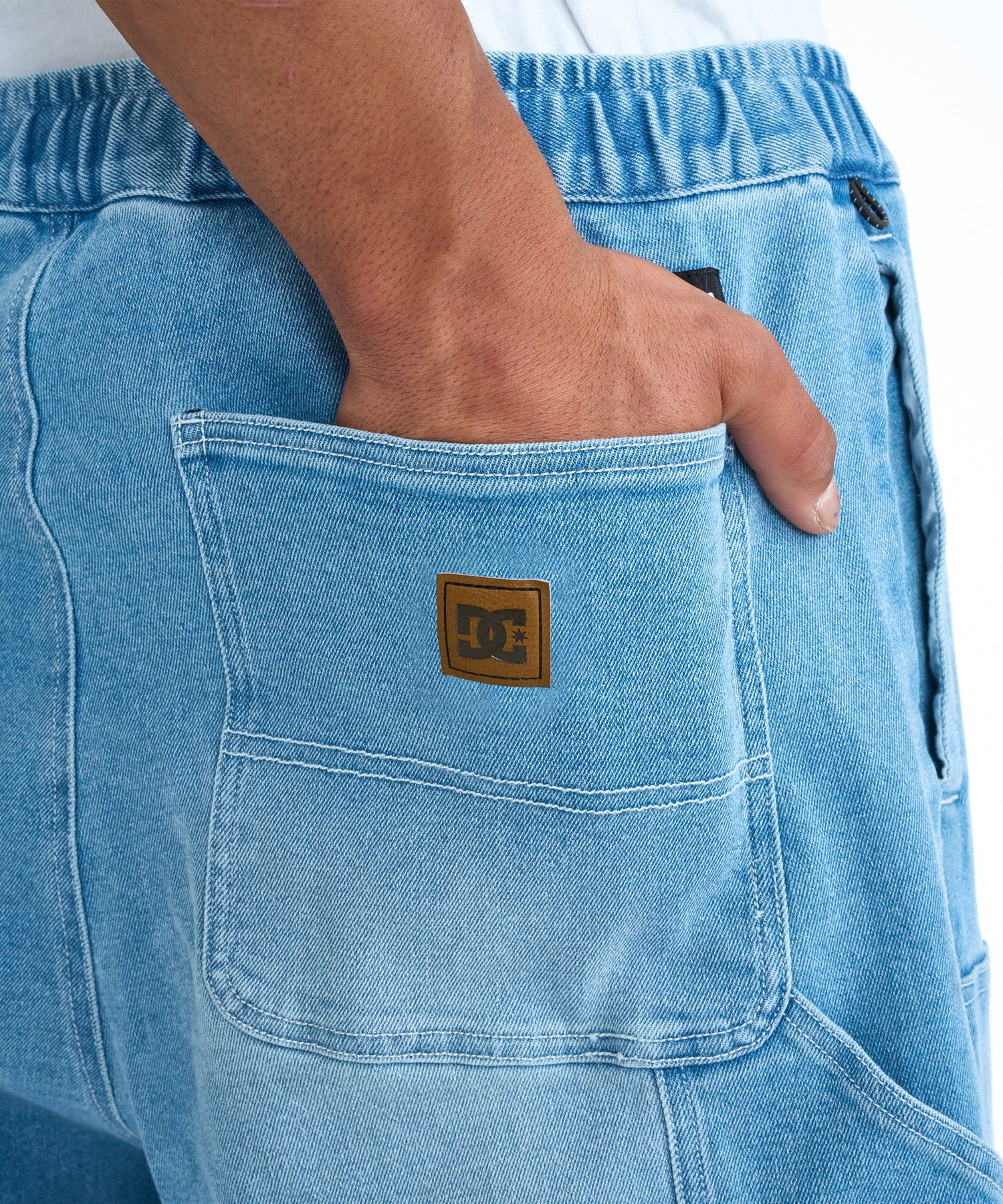 DC ディーシー ロングパンツ メンズ バギーパンツ ダブルニー スーパー