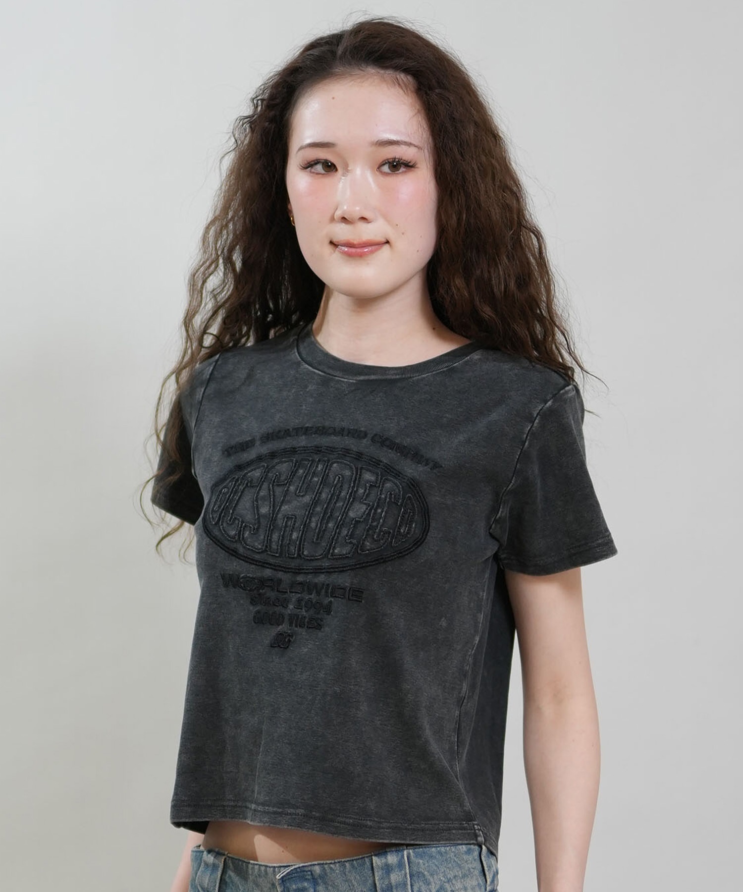 DC ディーシー 半袖 Tシャツ レディース クロップド丈 ショート丈 26