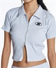 DC ディーシー 半袖 Tシャツ レディース 26 WS TELECO ZIP COLLAR CD SS LCD262305(BKS-S)