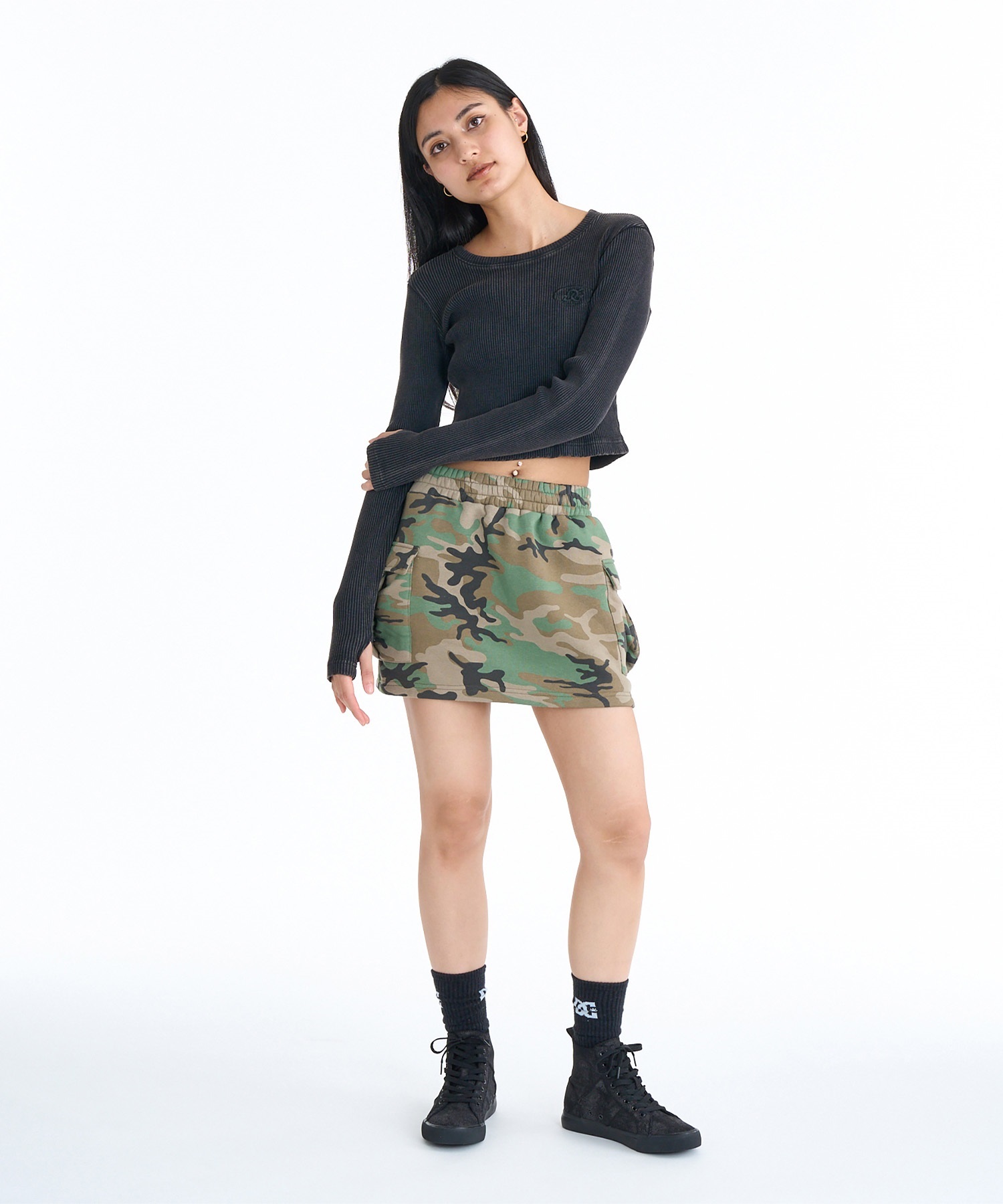 DC ディーシー スカート レディース ミニスカート 26 WS HIDDEN SKIRT DC ディーシー スカート レディース ミニスカート 26 WS HIDDEN SKIRT