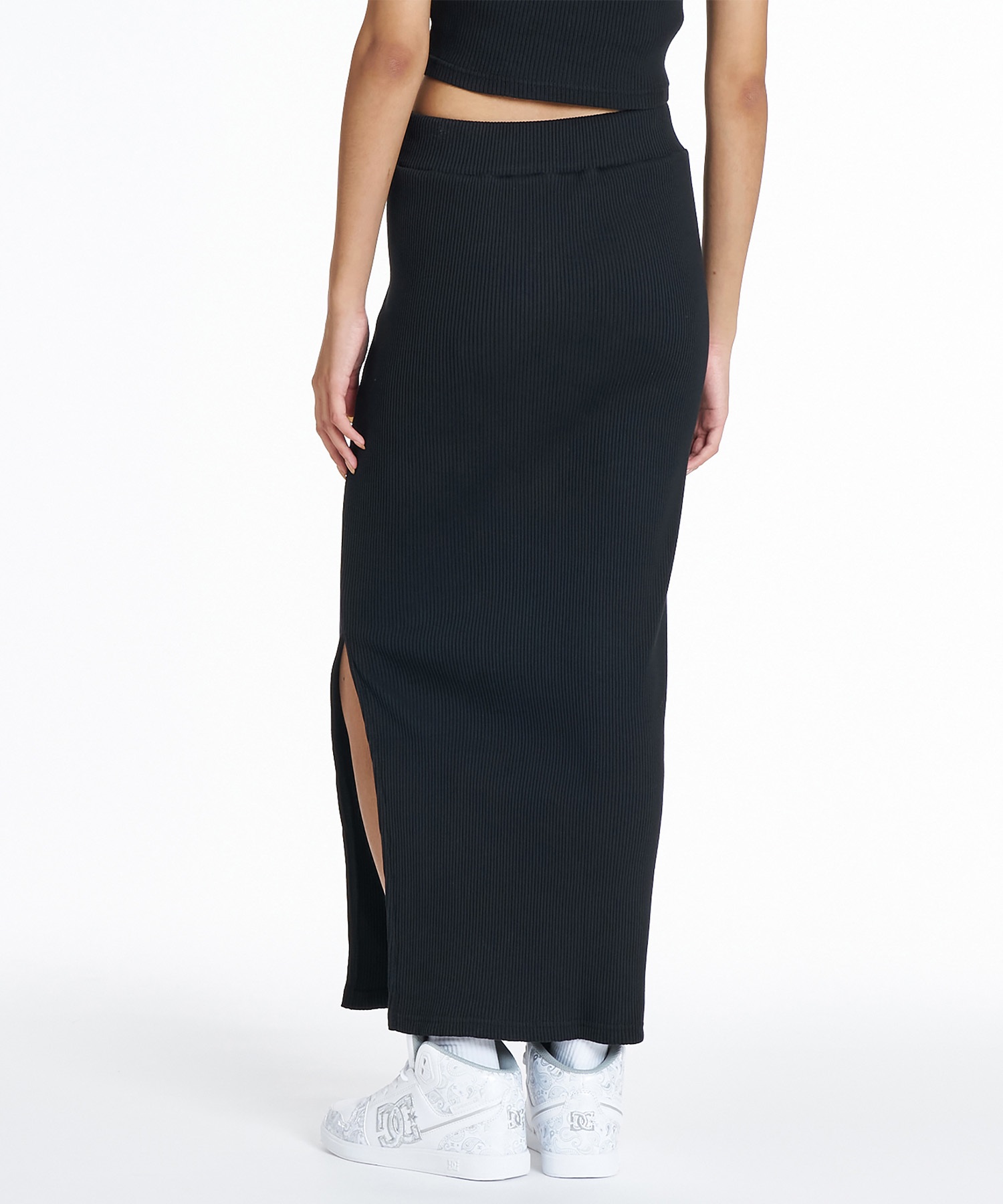 DC ディーシー スカート レディース 26 WS TELECO LONG SKIRT LSK262302(BLK-S)