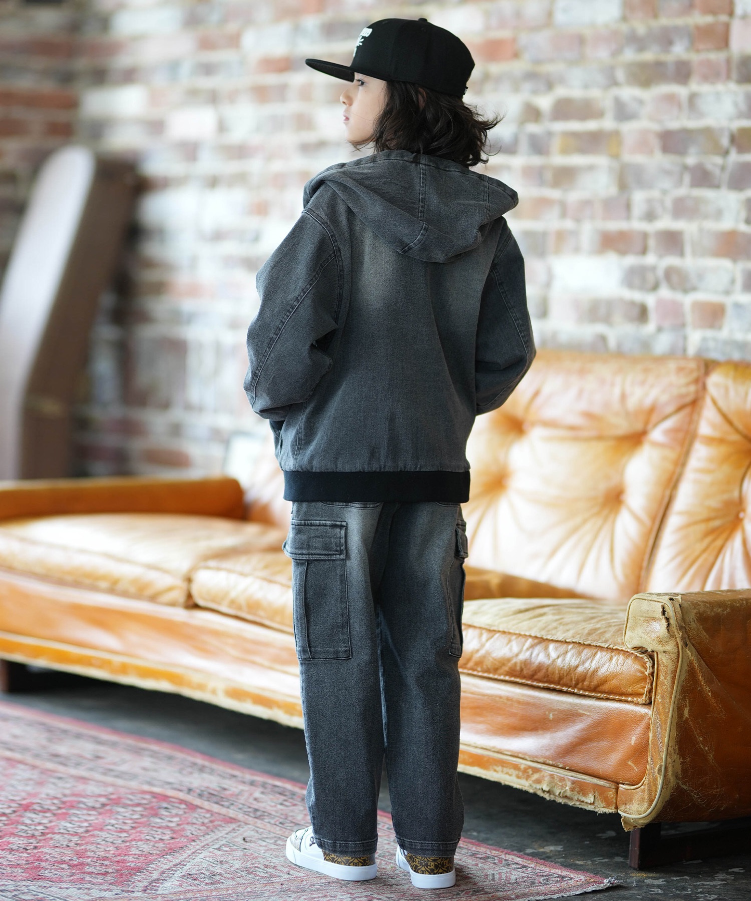 DC ディーシー ジャケット キッズ ジュニア 子供 26 KD HOOD JACKET YJK261502(LLB-130cm)