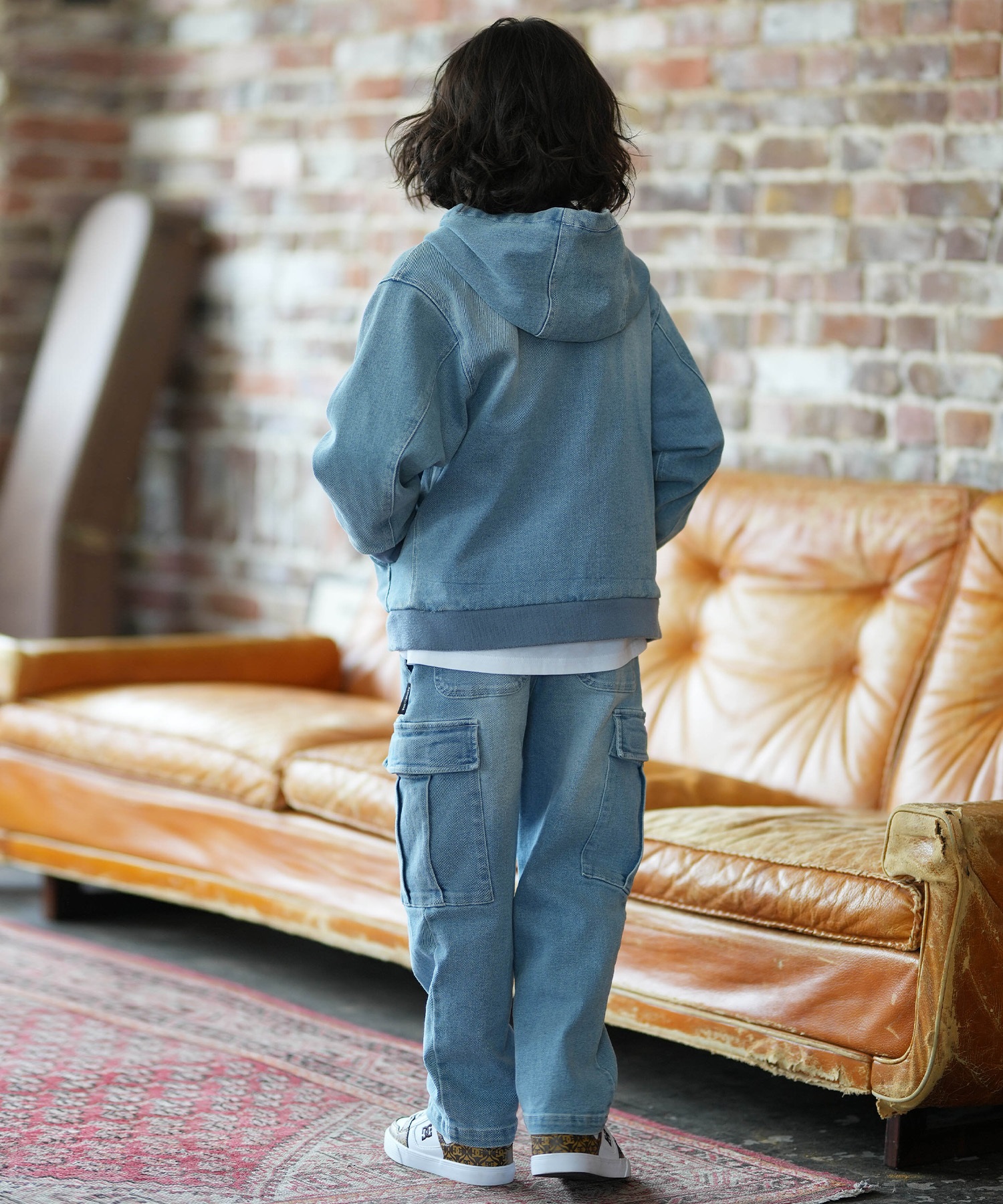 DC ディーシー ジャケット キッズ ジュニア 子供 26 KD HOOD JACKET YJK261502(LLB-130cm)