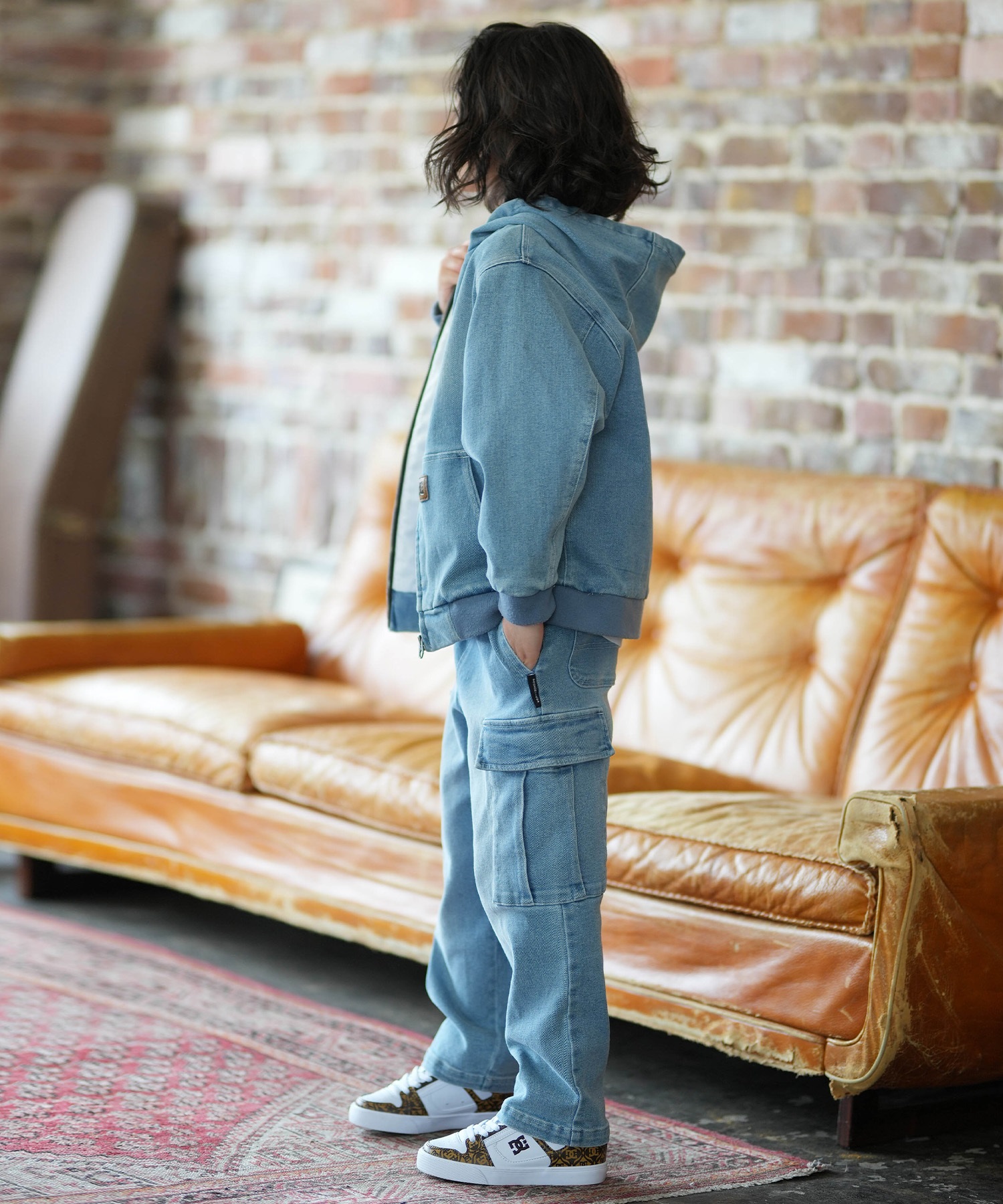 DC ディーシー ジャケット キッズ ジュニア 子供 26 KD HOOD JACKET YJK261502(LLB-130cm)