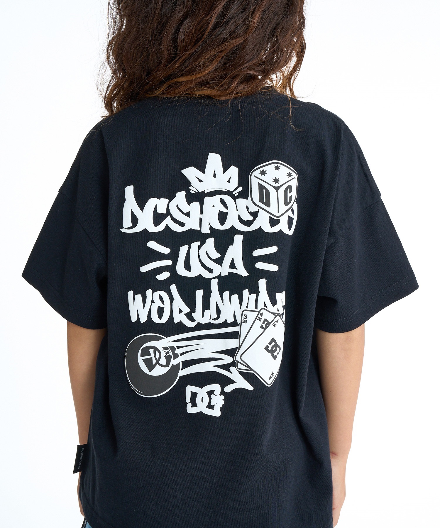 DC ディーシー 半袖 Tシャツ キッズ ジュニア 子供 オーバーサイズ 26