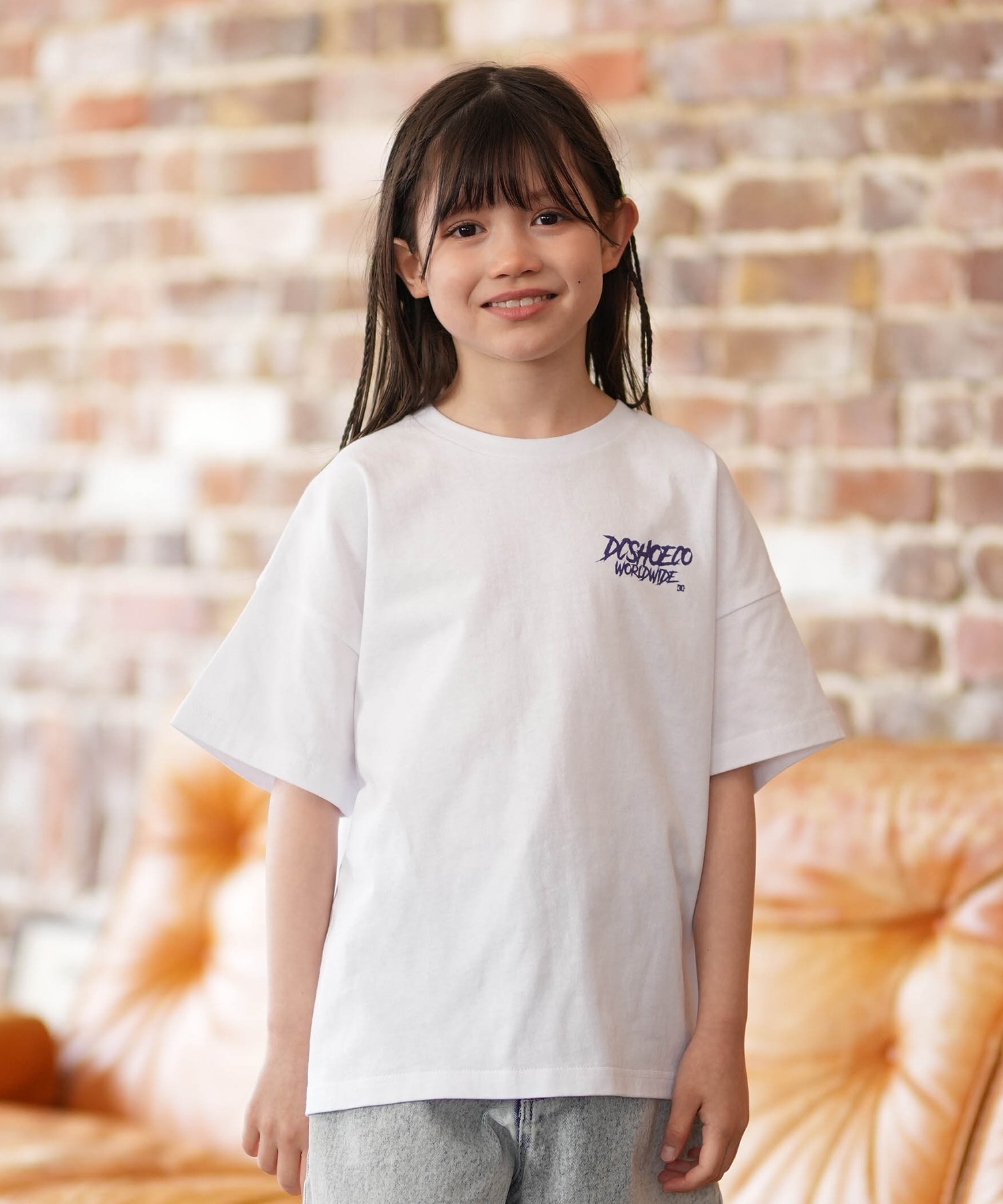 DC ディーシー 半袖 Tシャツ キッズ ジュニア 子供 オーバーサイズ 26