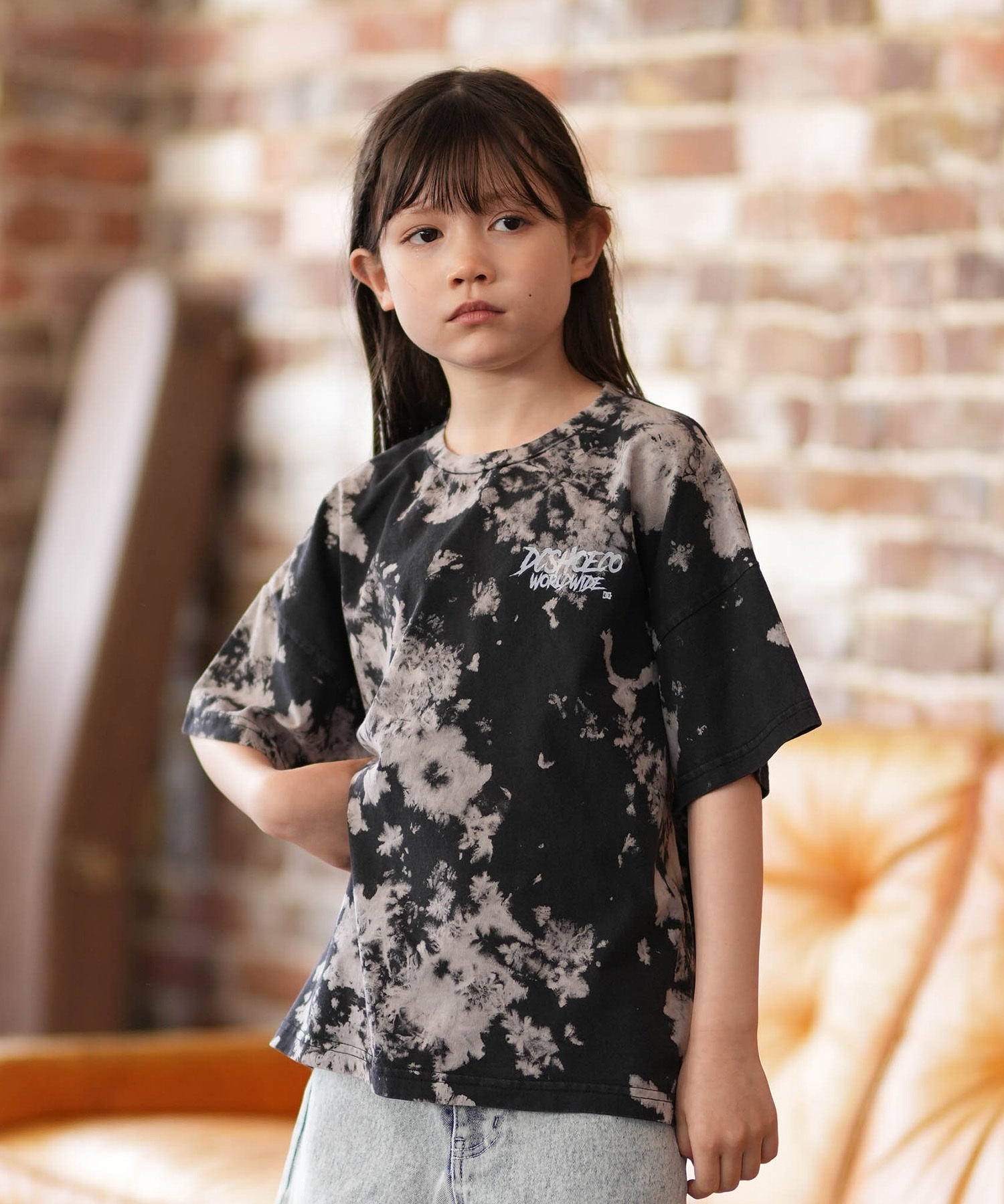 DC ディーシー 半袖 Tシャツ キッズ ジュニア 子供 オーバーサイズ 26