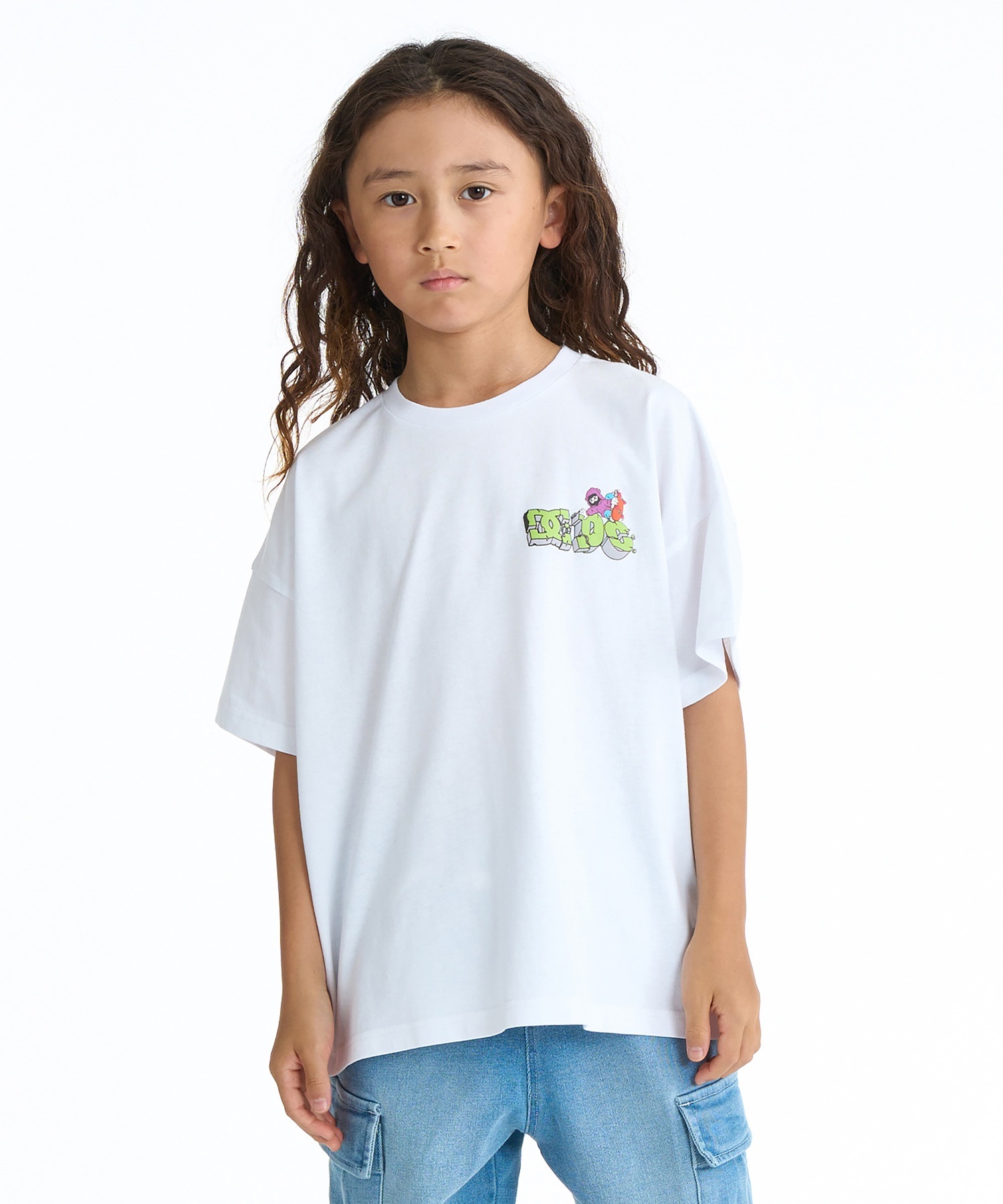 DC ディーシー 半袖 Tシャツ キッズ ジュニア 子供 オーバーサイズ 26