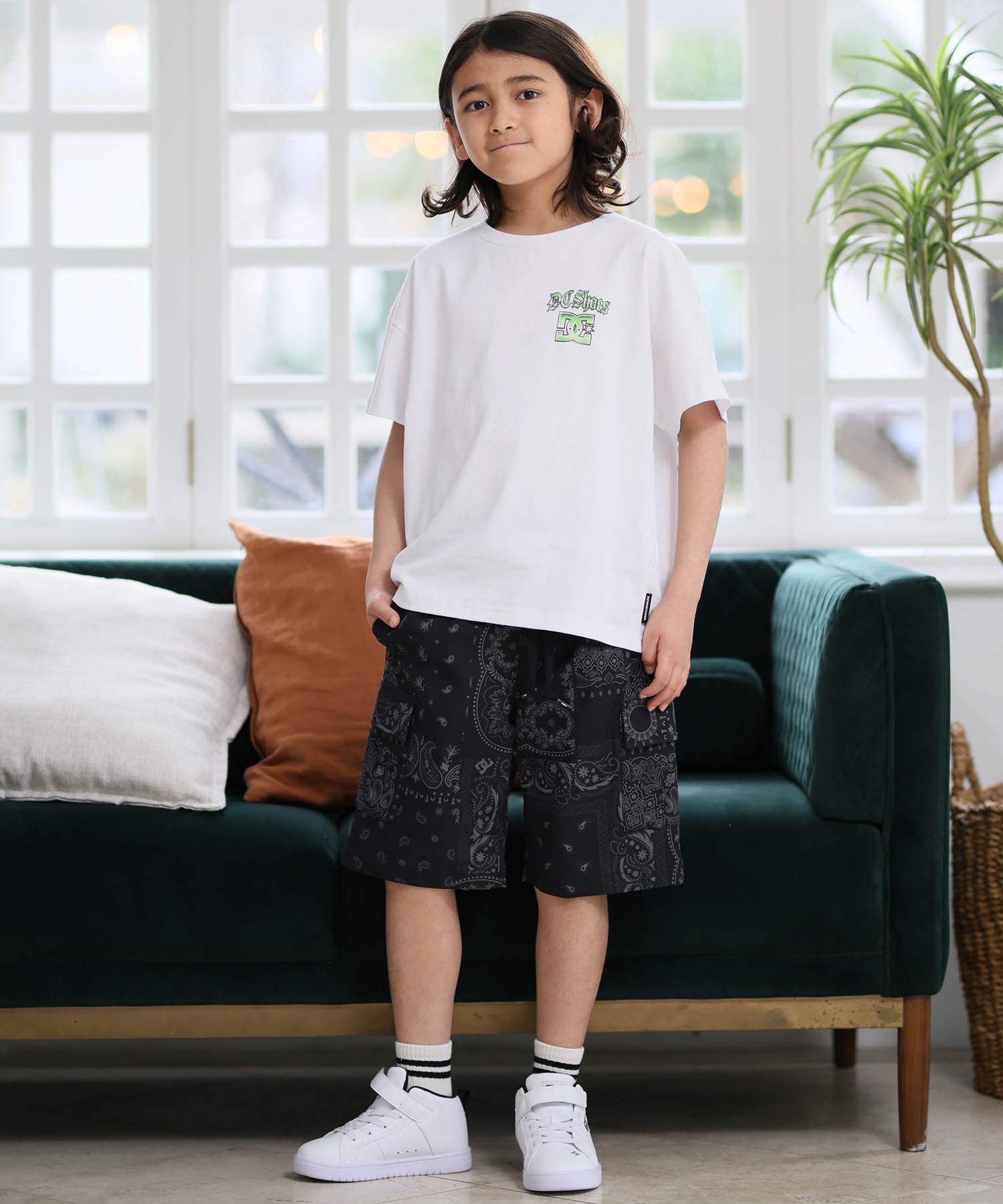 DC ディーシー 半袖 Tシャツ キッズ 子供 26 KD GO TO PARK SS