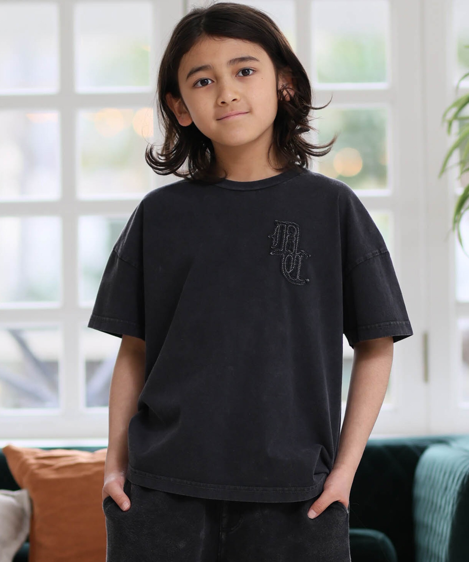 DC ディーシー 半袖 Tシャツ キッズ 子供 ペイズリー柄 26 KD HIDDEN