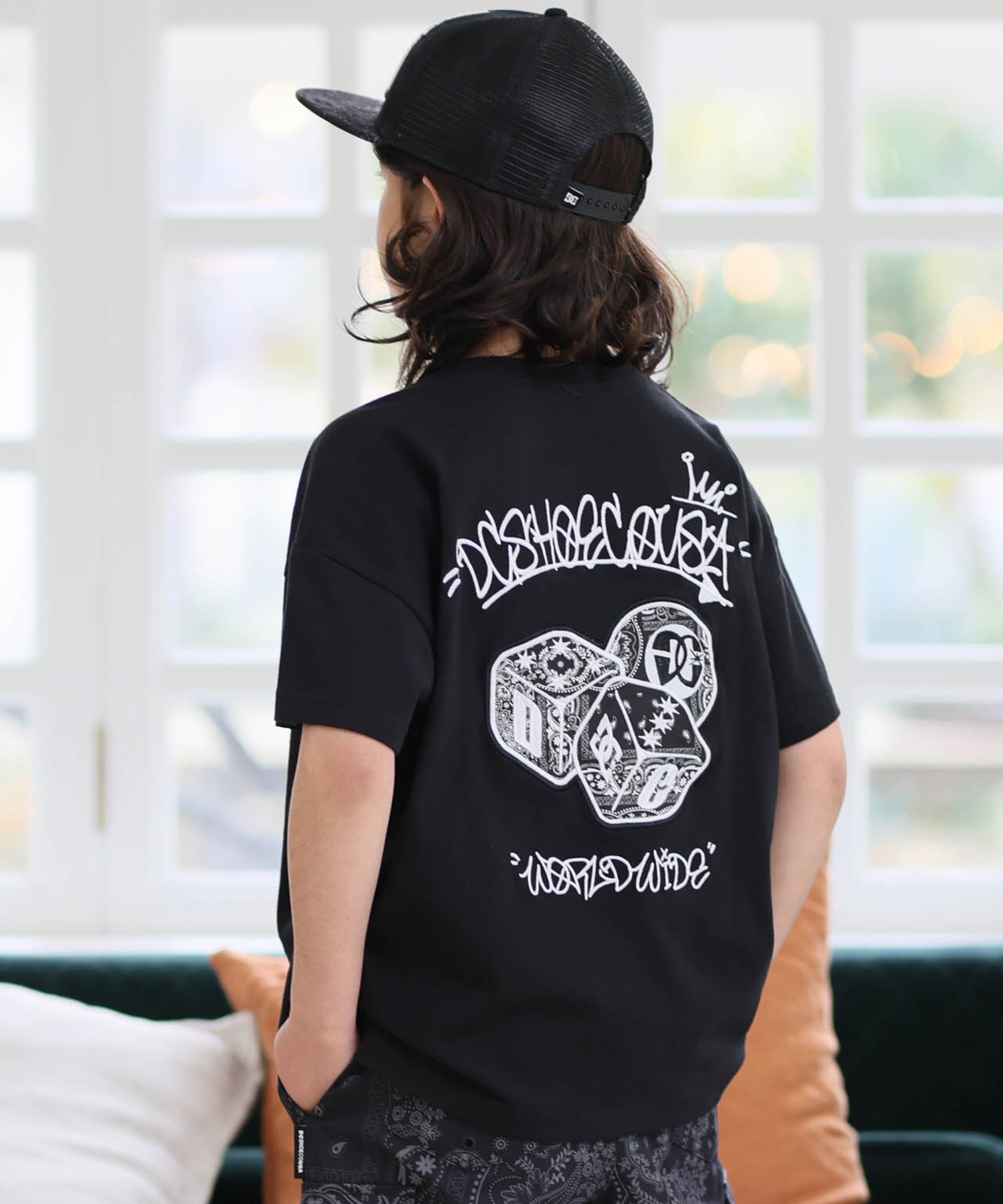 DC ディーシー 半袖 Tシャツ キッズ 子供 26 KD PLAY SS YST262506