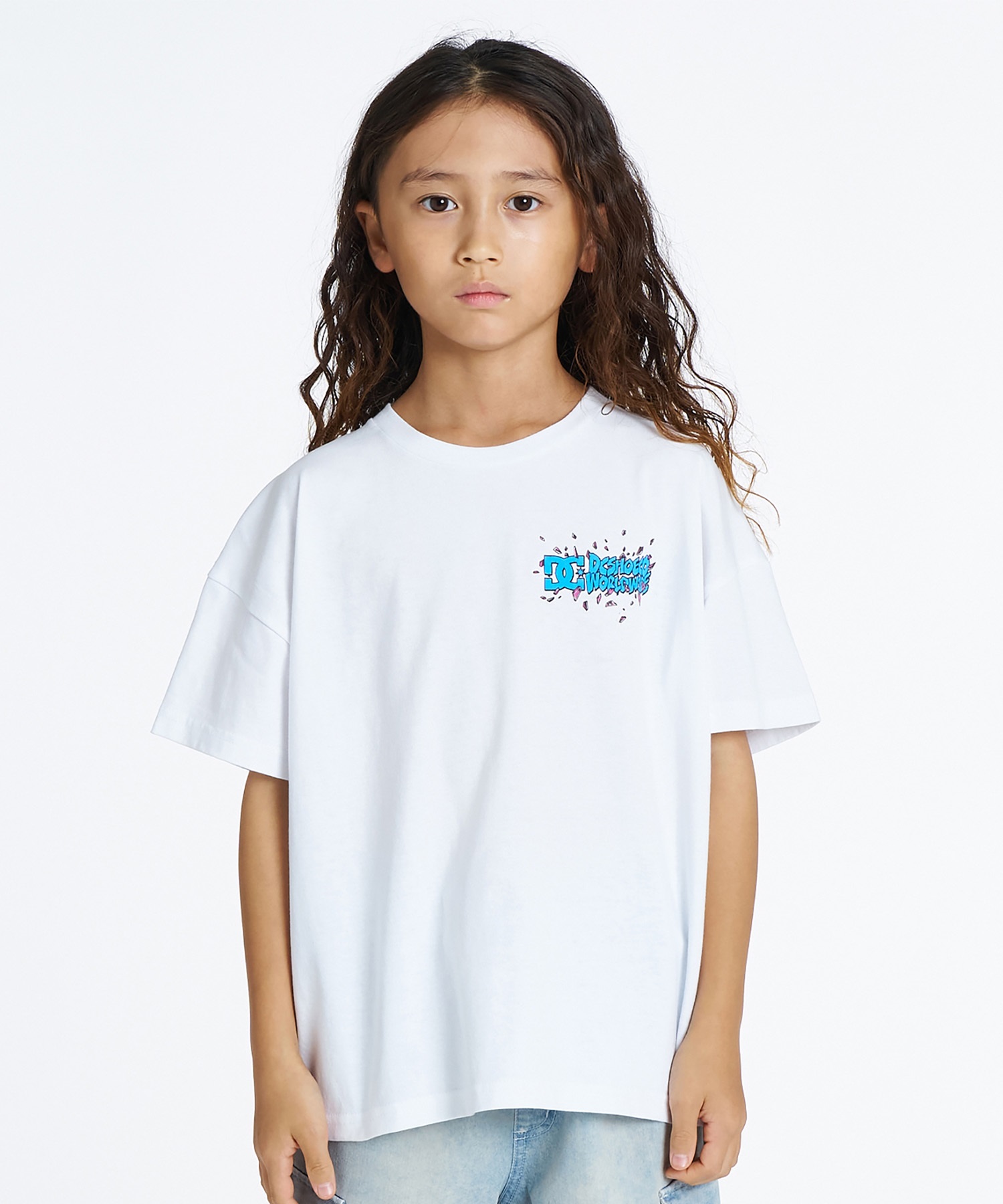 DC ディーシー 半袖 Tシャツ キッズ ジュニア 子供 バックプリント 26