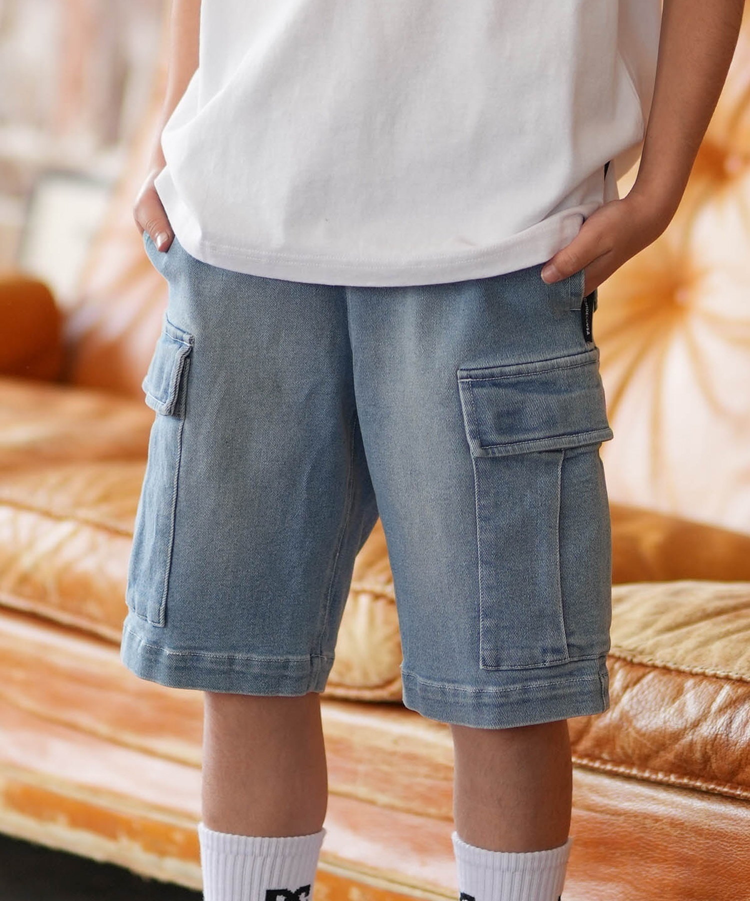 DC ディーシー ハーフパンツ ショートパンツ キッズ ジュニア 子供 26 KD WIDE CARGO SHORT YWS261504(LLB-120cm)