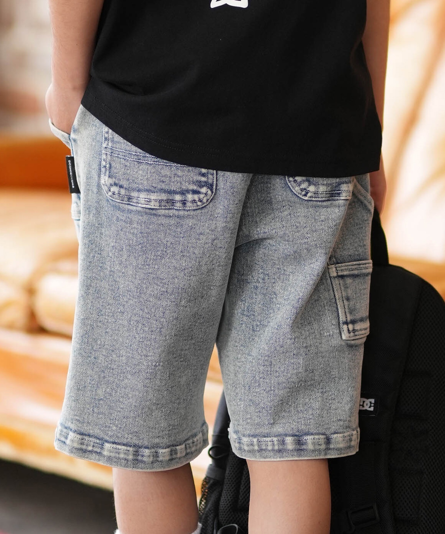DC ディーシー ハーフパンツ ショートパンツ キッズ ジュニア 子供 26 KD WIDE PAINTER SHORT YWS261505(BDC-120cm)