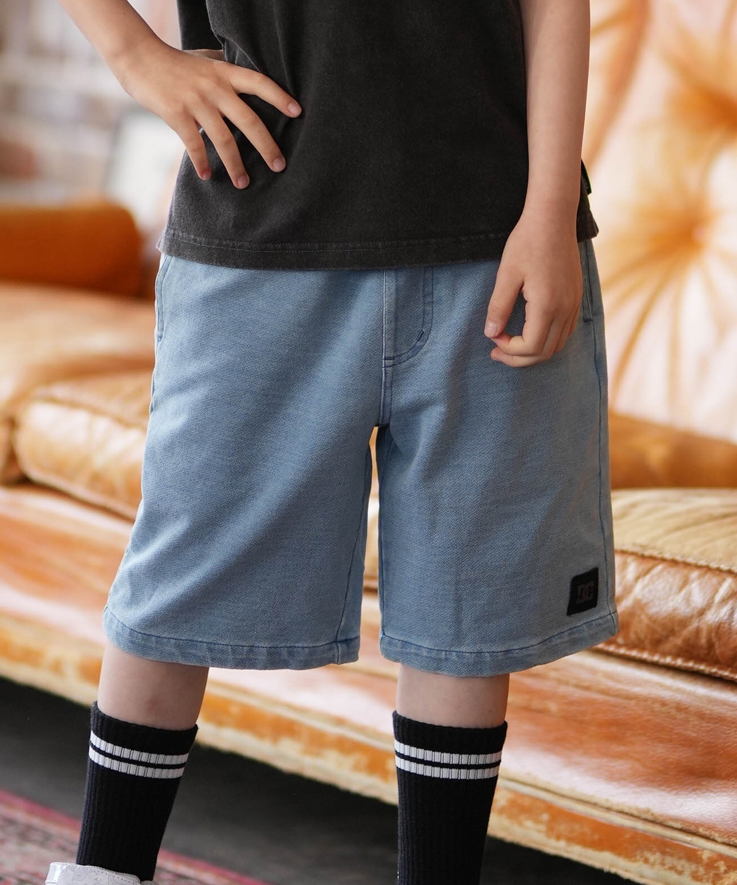 DC ディーシー ハーフパンツ ショートパンツ キッズ ジュニア 子供