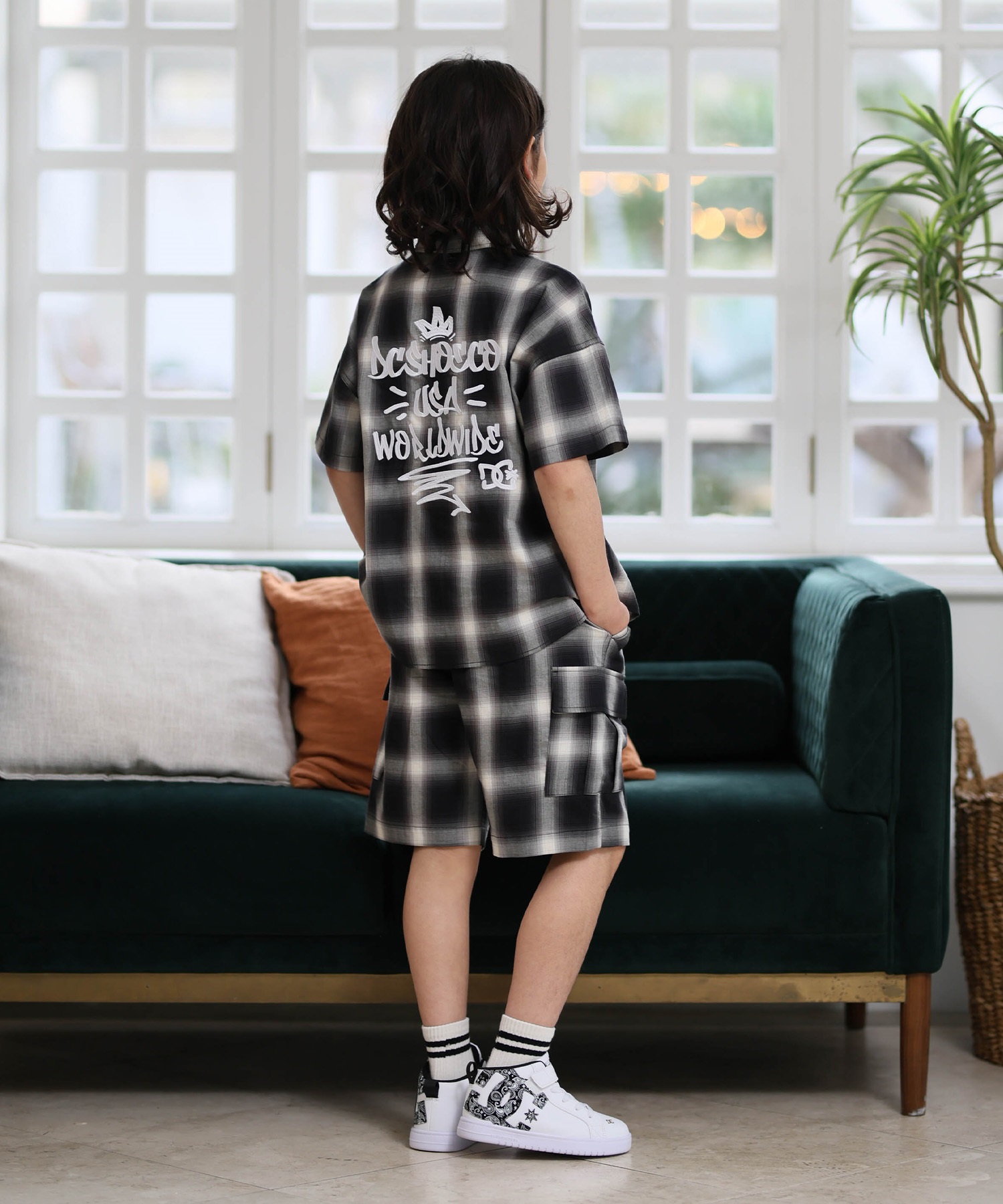 DC ディーシー ハーフパンツ ショートパンツ キッズ ジュニア 子供
