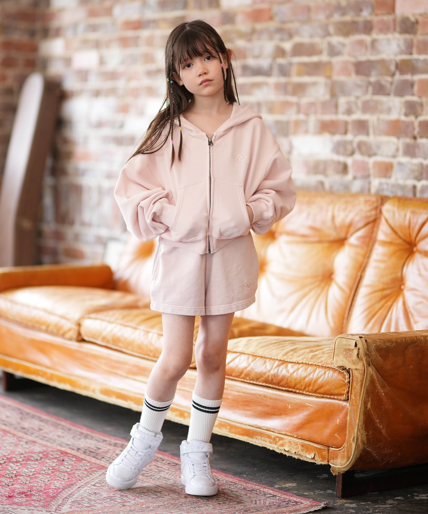 DC ディーシー ジップアップ パーカー キッズ ジュニア 子供