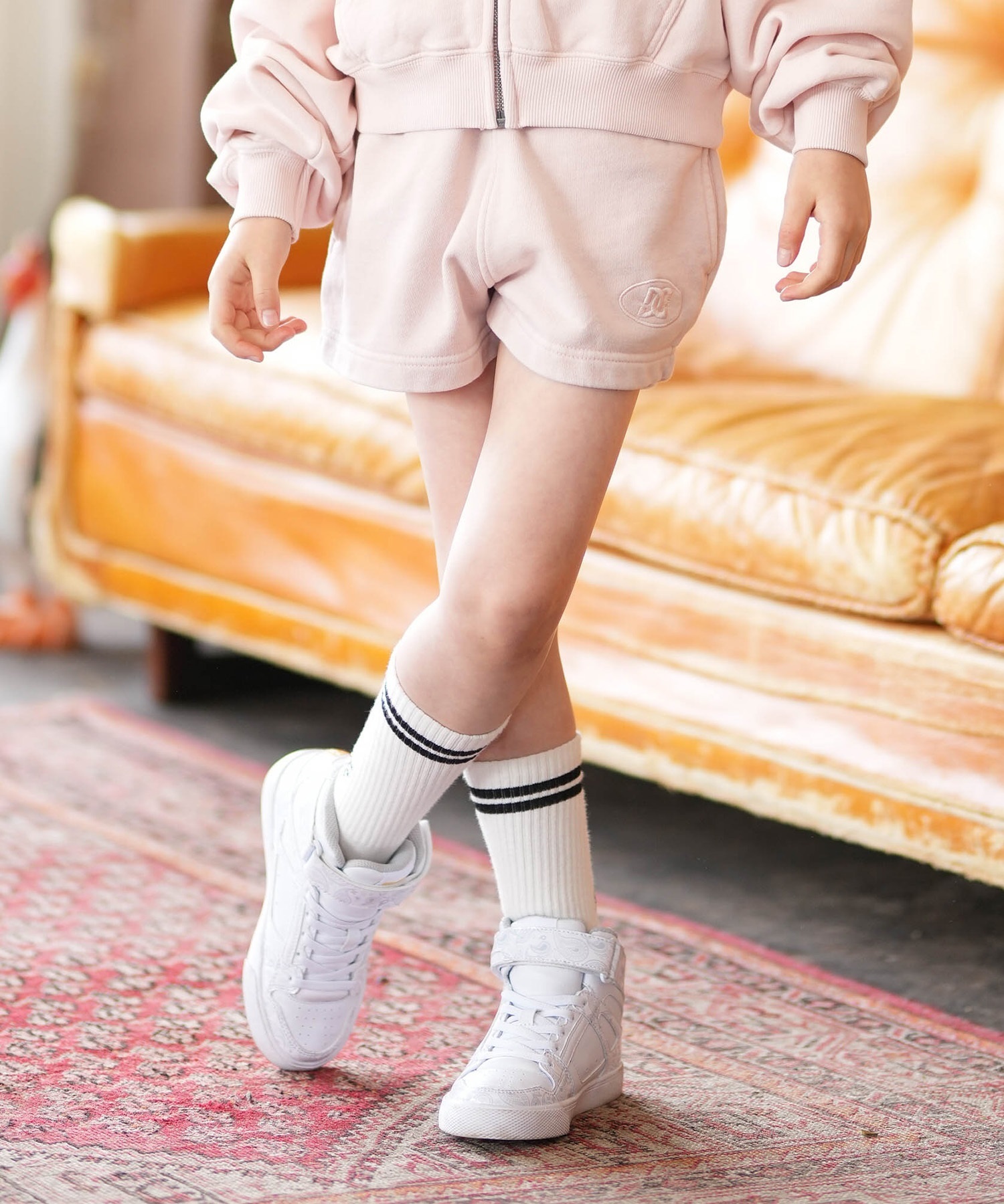 DC ディーシー ショートパンツ キッズ ジュニア 子供 シンプル KD GS