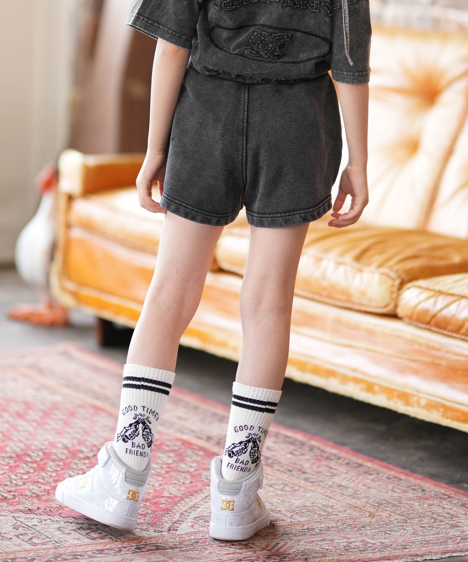 DC ディーシー ショートパンツ キッズ ジュニア 子供 シンプル KD GS