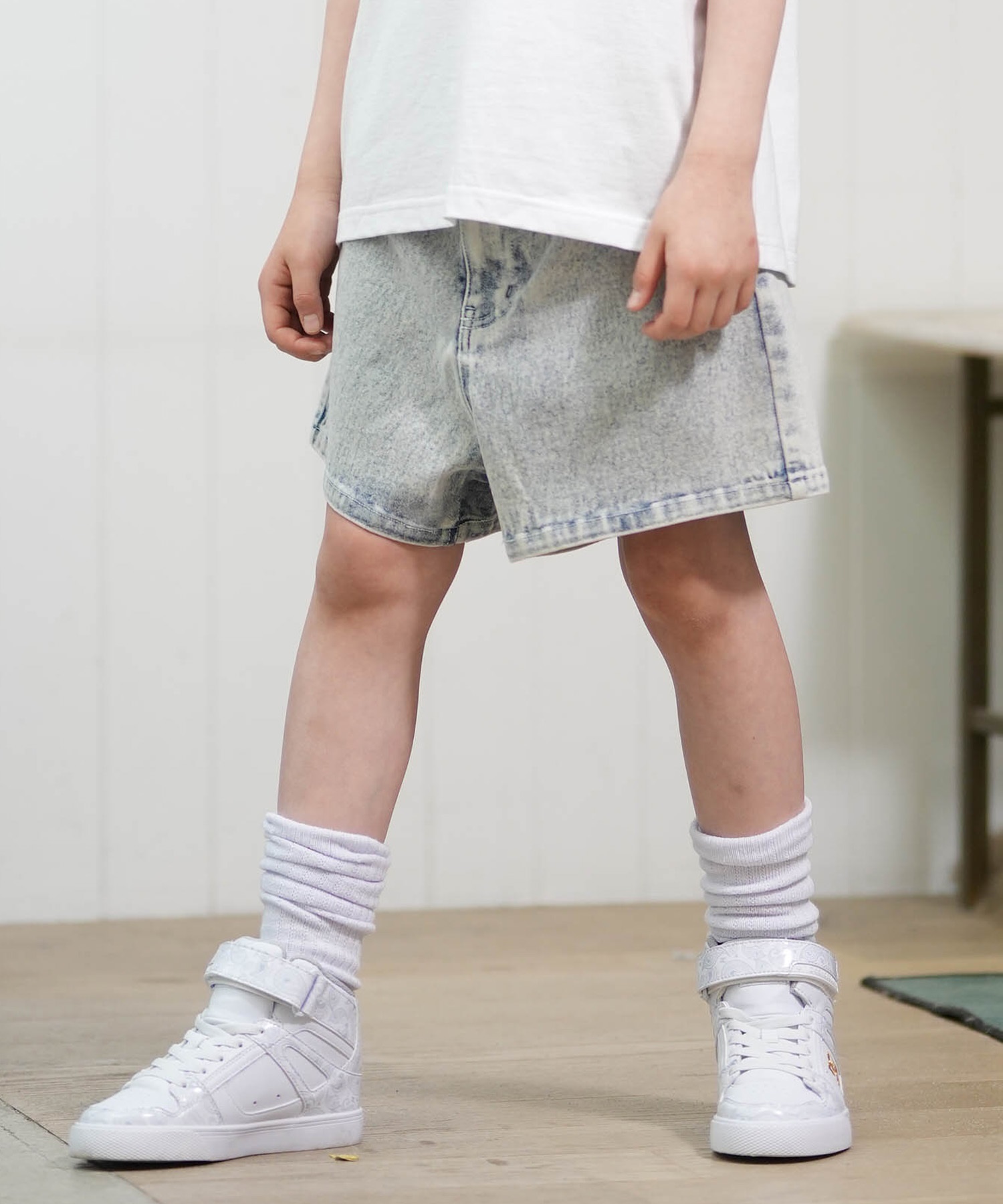 T*k様 グレーショートパンツ ホワイトトリム DC ディーシー ハーフパンツ ショートパンツ キッズ ジュニア 子供