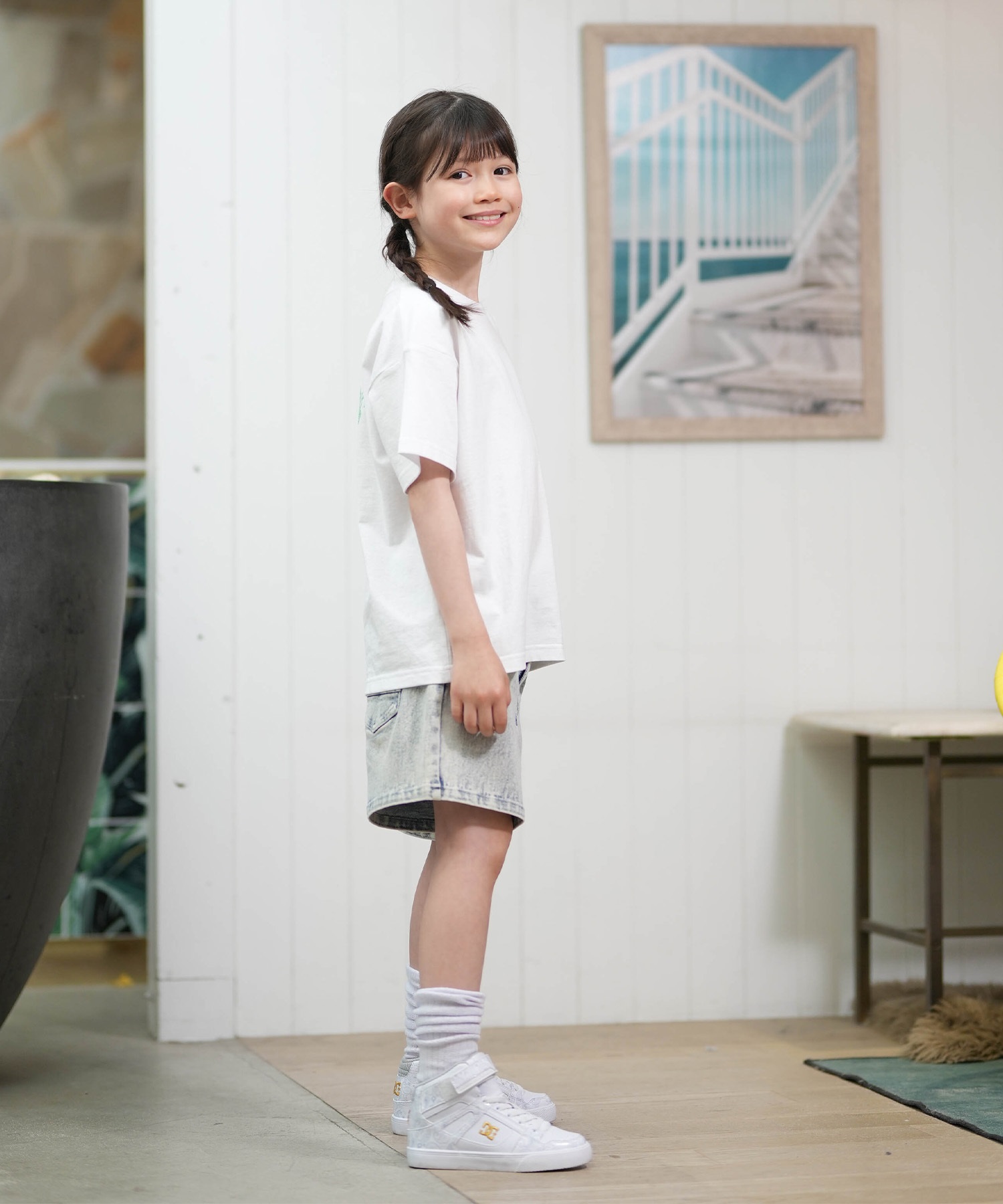 DC ディーシー ハーフパンツ ショートパンツ キッズ ジュニア 子供