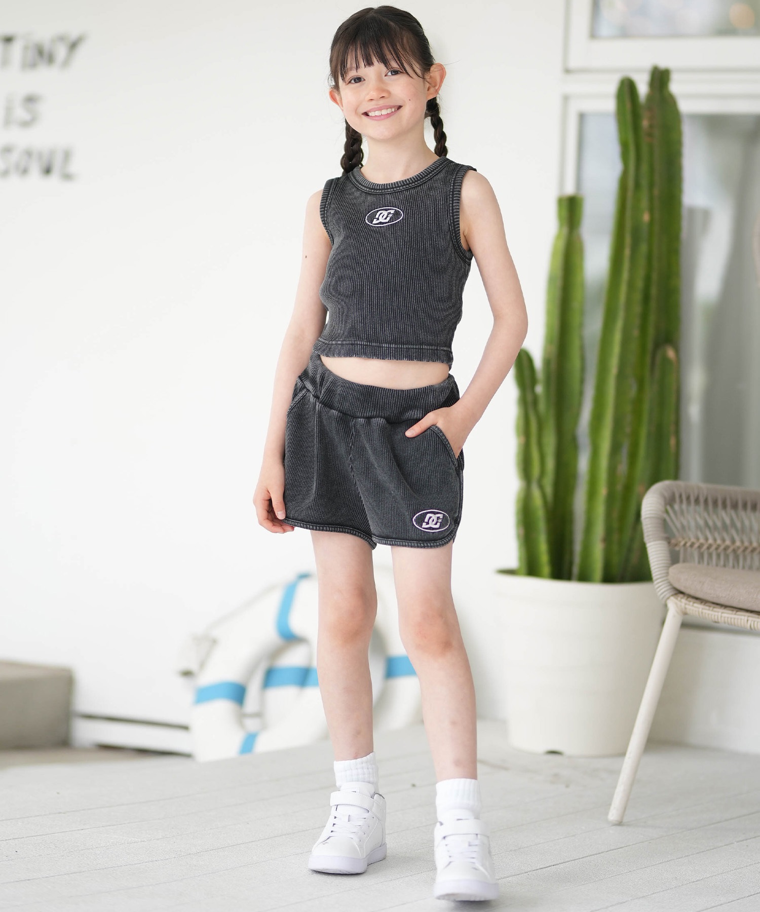 DC ディーシー ハーフパンツ ショートパンツ キッズ ジュニア 子供