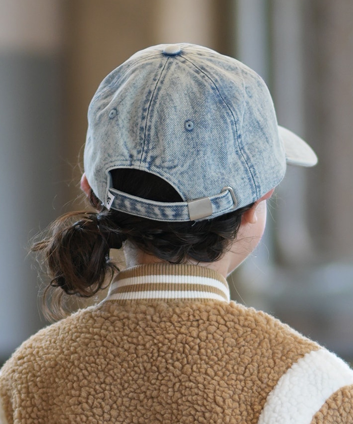 DC ディーシー キャップ キッズ 子供 ワンポイントロゴ デニム