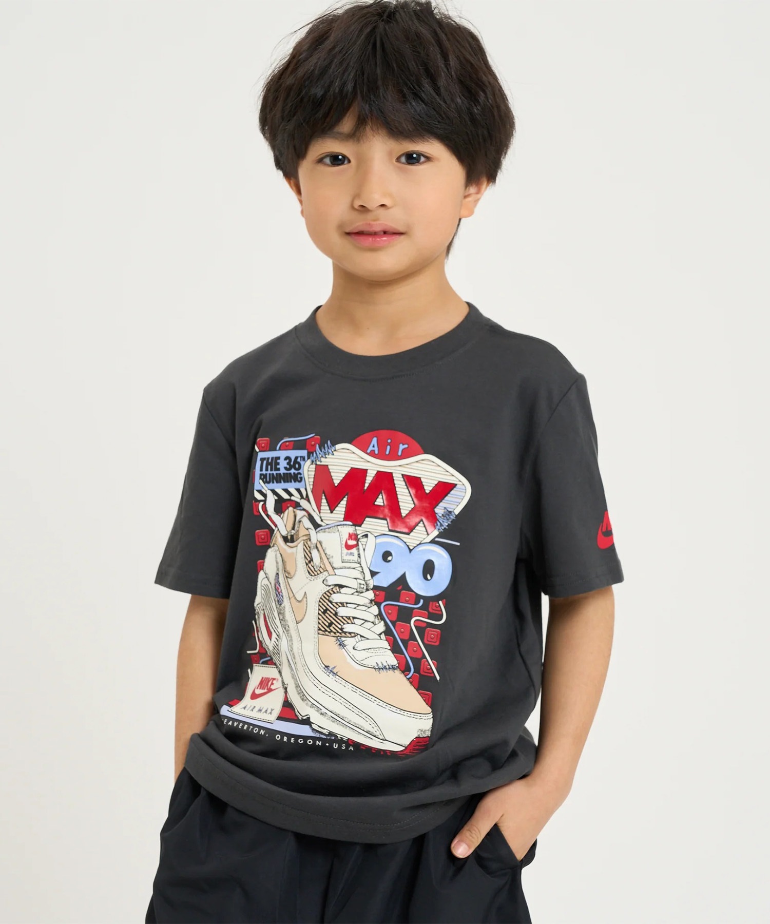 NIKE ナイキ 半袖 Tシャツ キッズ 子供 グラフィック NKB AIR MAX