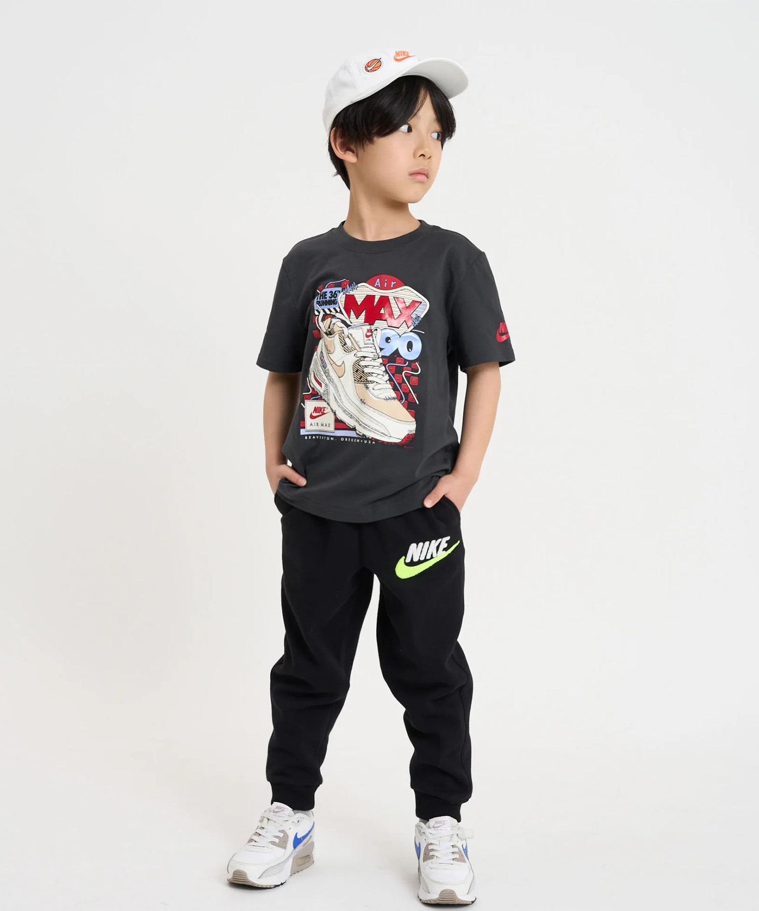 NIKE ナイキ 半袖 Tシャツ キッズ 子供 グラフィック NKB AIR MAX