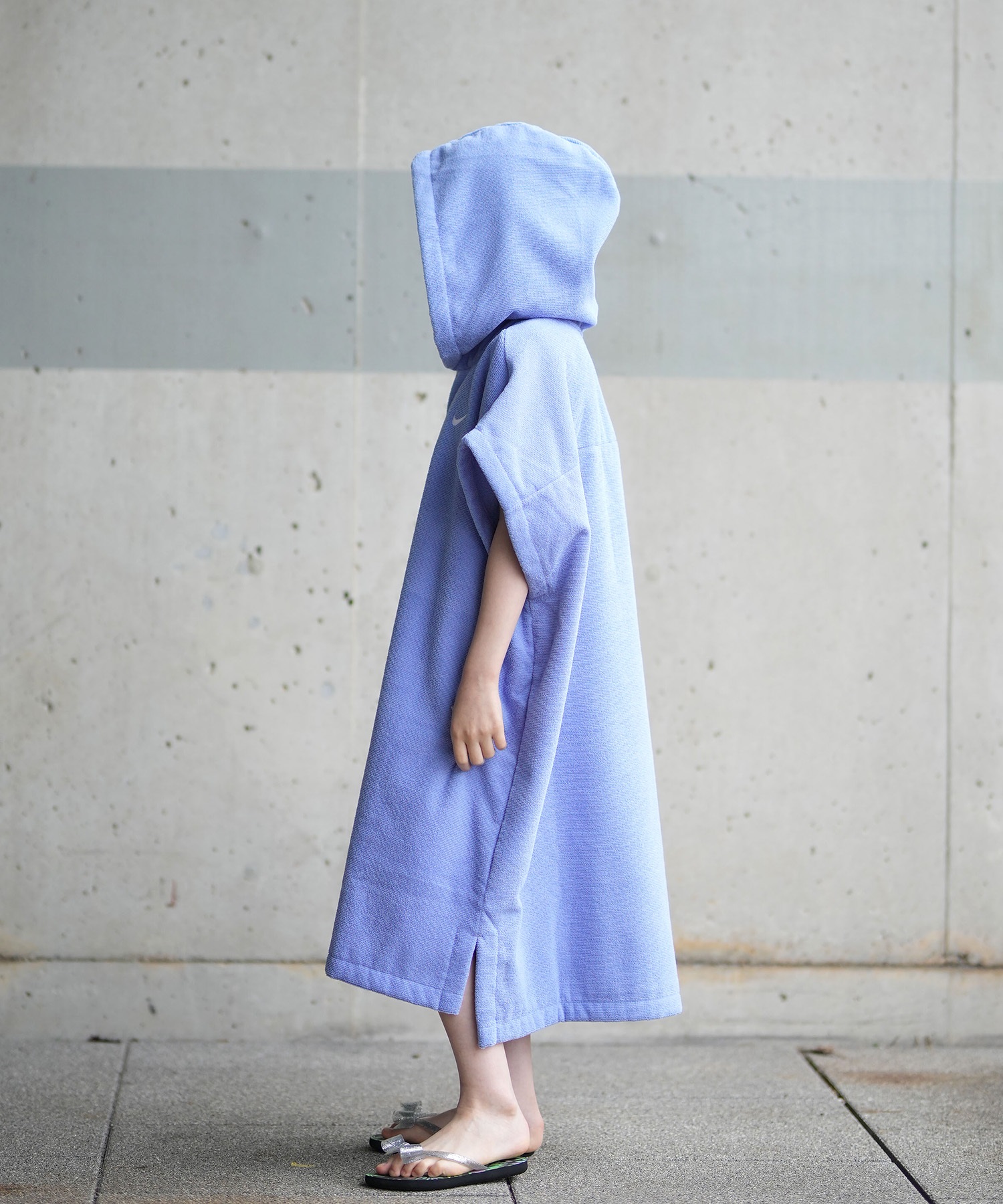 NIKE フード付きポンチョ NIKE ナイキ お着替えポンチョ キッズ ジュニア 子供 タオル フード