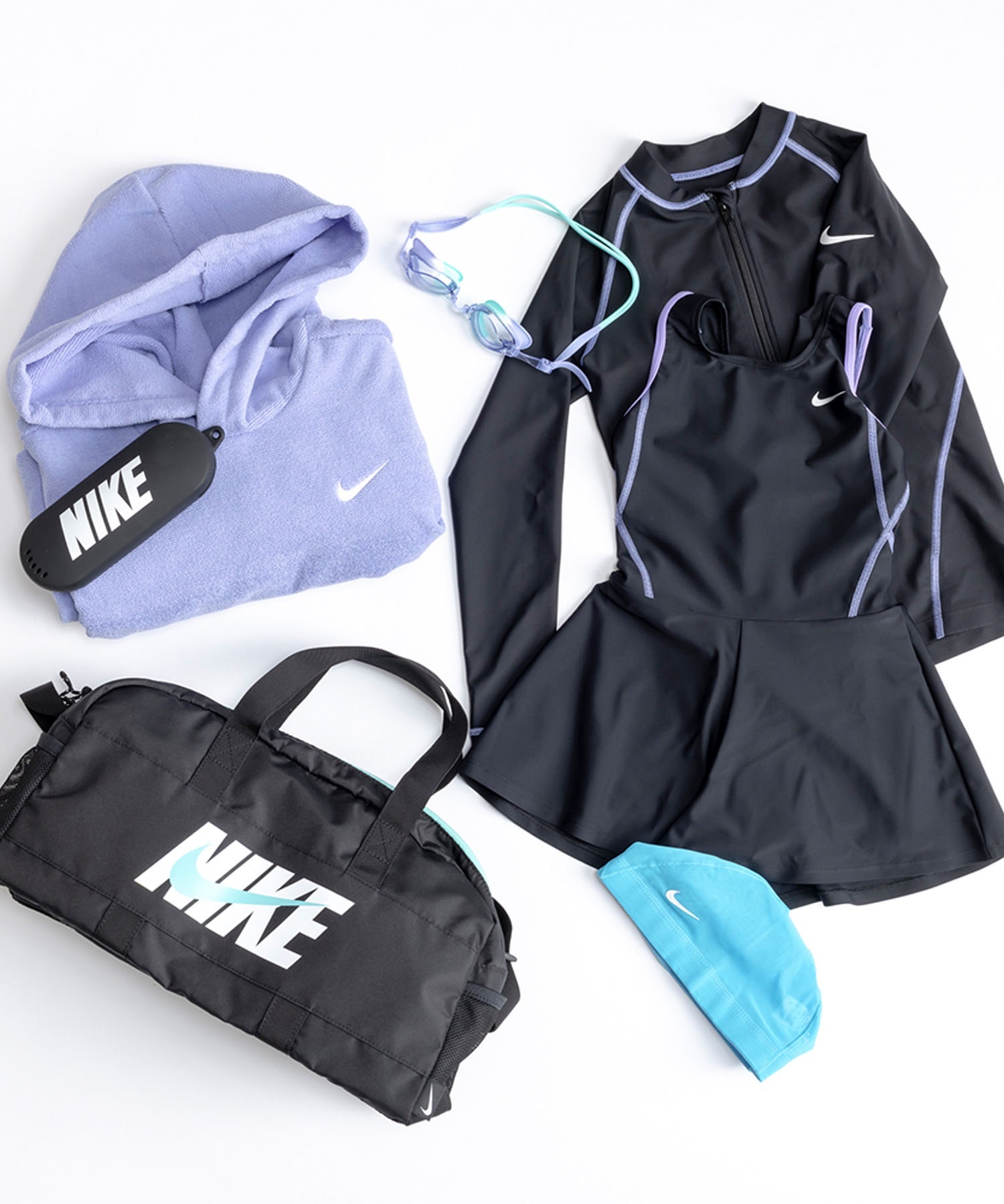 NIKE ナイキ バッグ キッズ ジュニア 子供 プールバッグ ロゴ ボストン