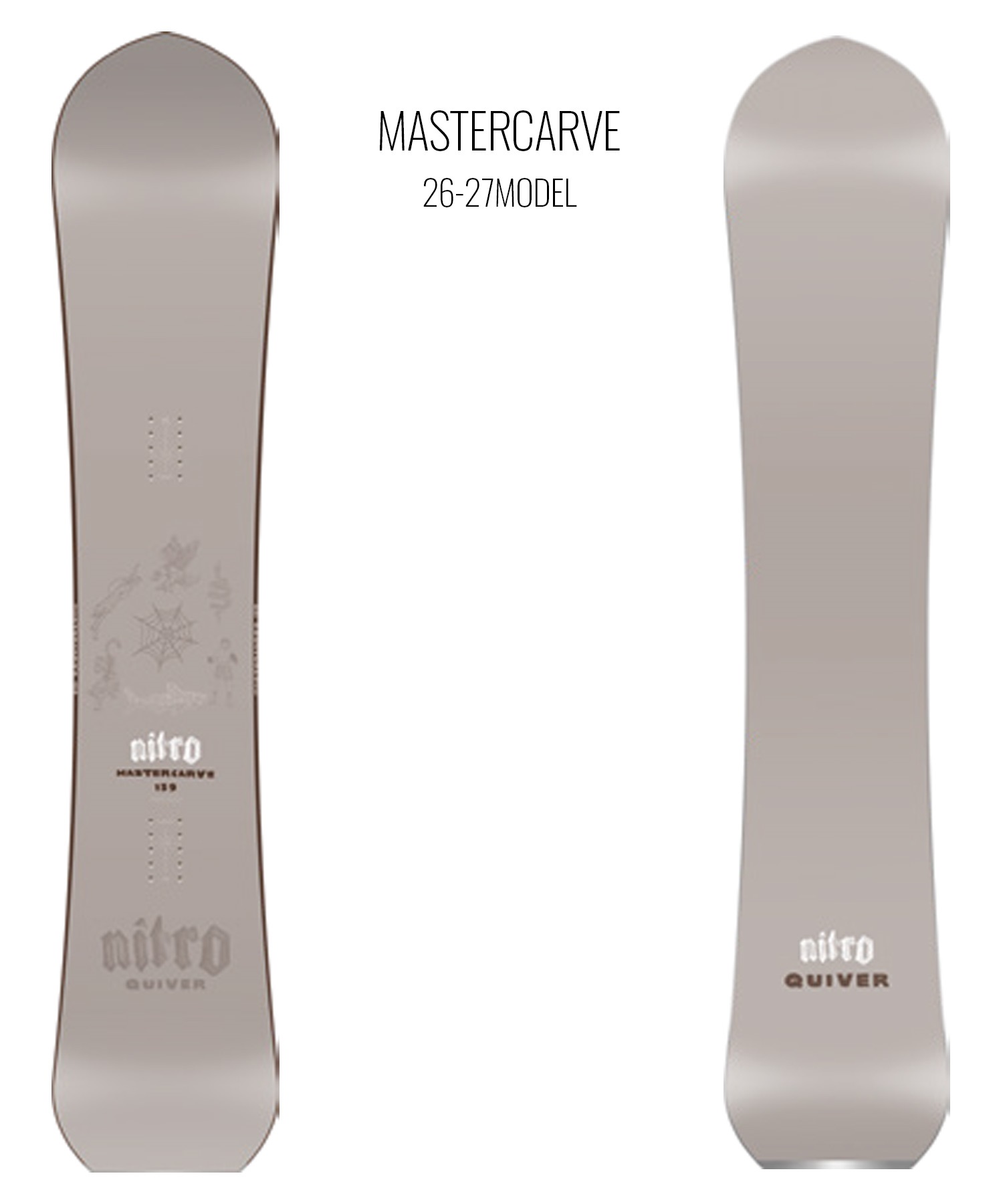 NITRO ナイトロ マスターカーブ MASTERCARVE スノーボード 板
