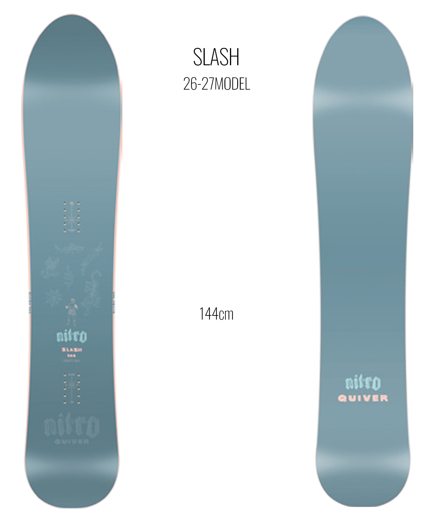 NITRO ナイトロ スラッシュ SLASH スノーボード 板 パウダー メンズ 26