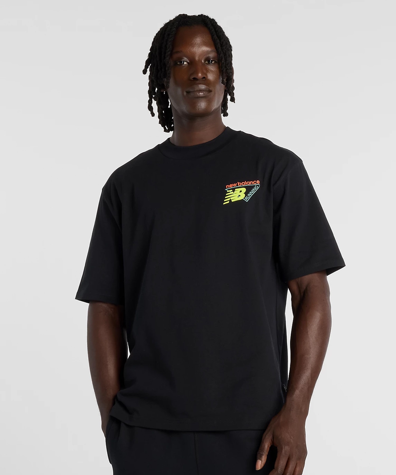 New Balance ニューバランス 半袖 Tシャツ メンズ バックプリント
