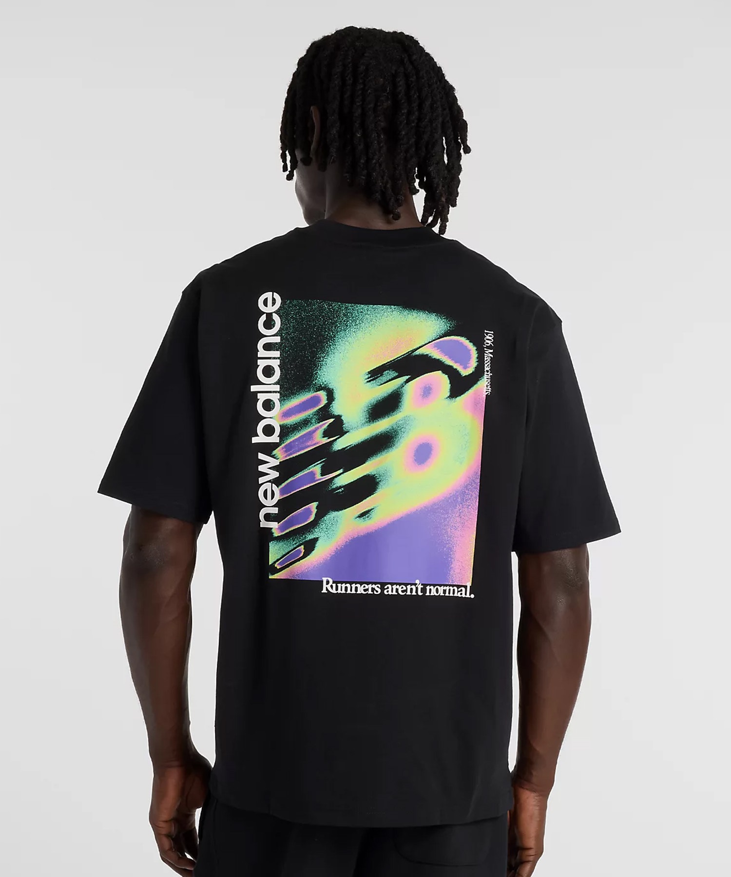 New Balance ニューバランス 半袖 Tシャツ メンズ バックプリント