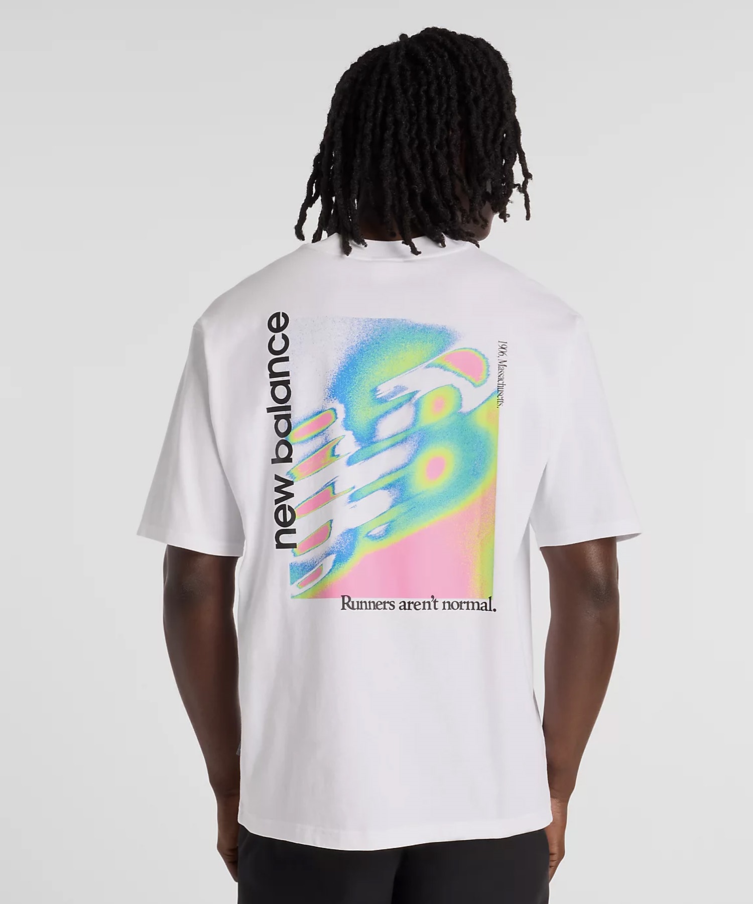 New Balance ニューバランス 半袖 Tシャツ メンズ バックプリント