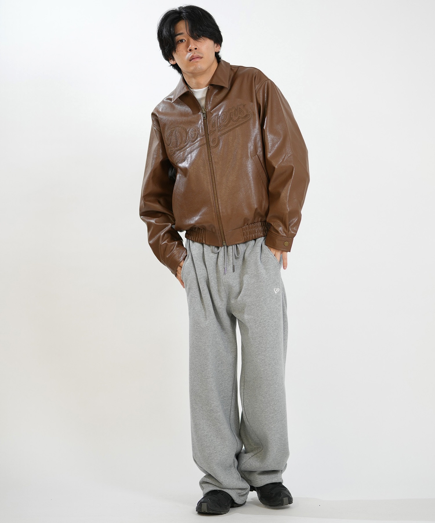 NEW ERA ニューエラ ブルゾン メンズ シンセティックレザー ジャケット