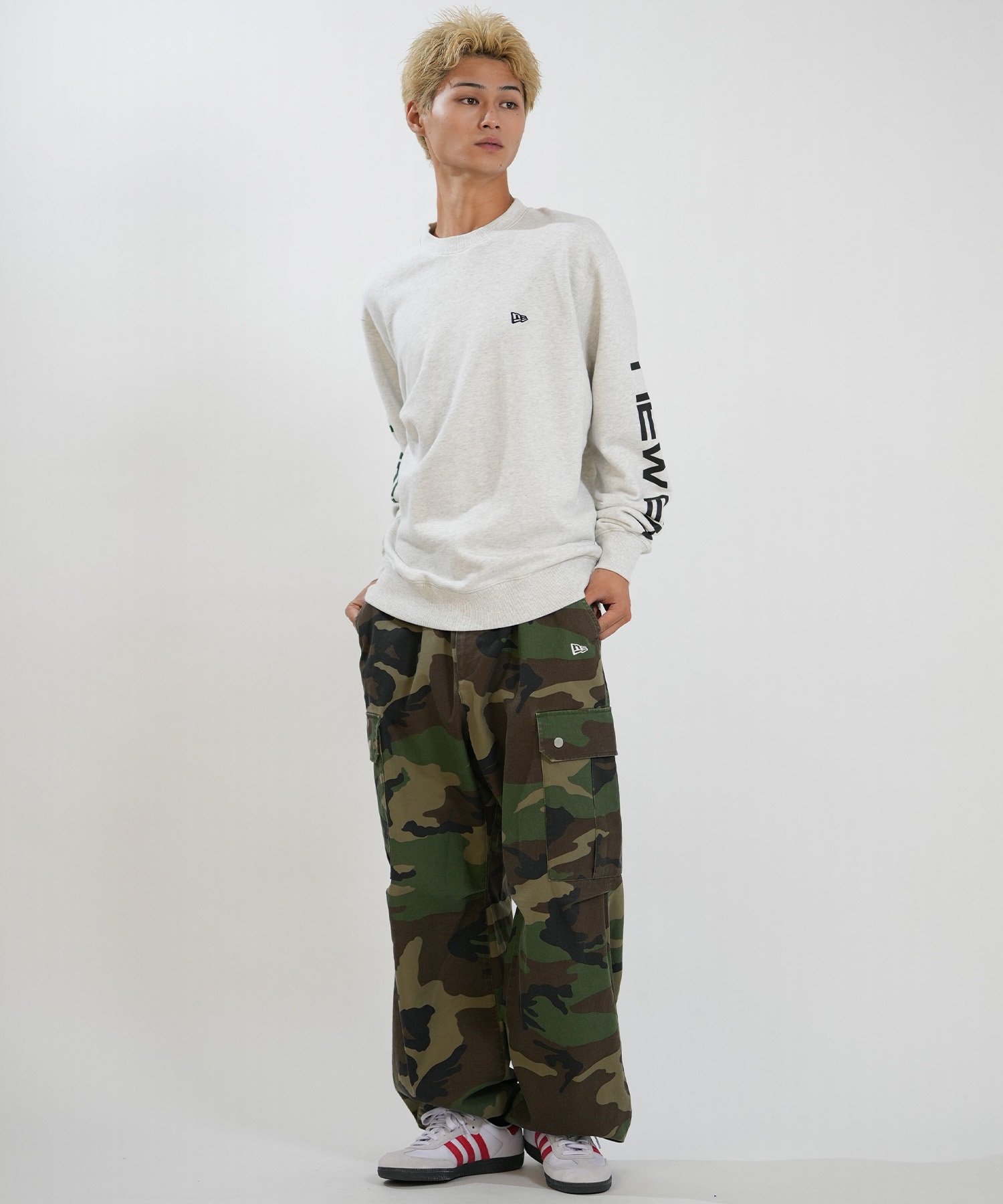 NEW ERA ニューエラ トレーナー スウェット メンズ 裏毛 SW CREW NECK