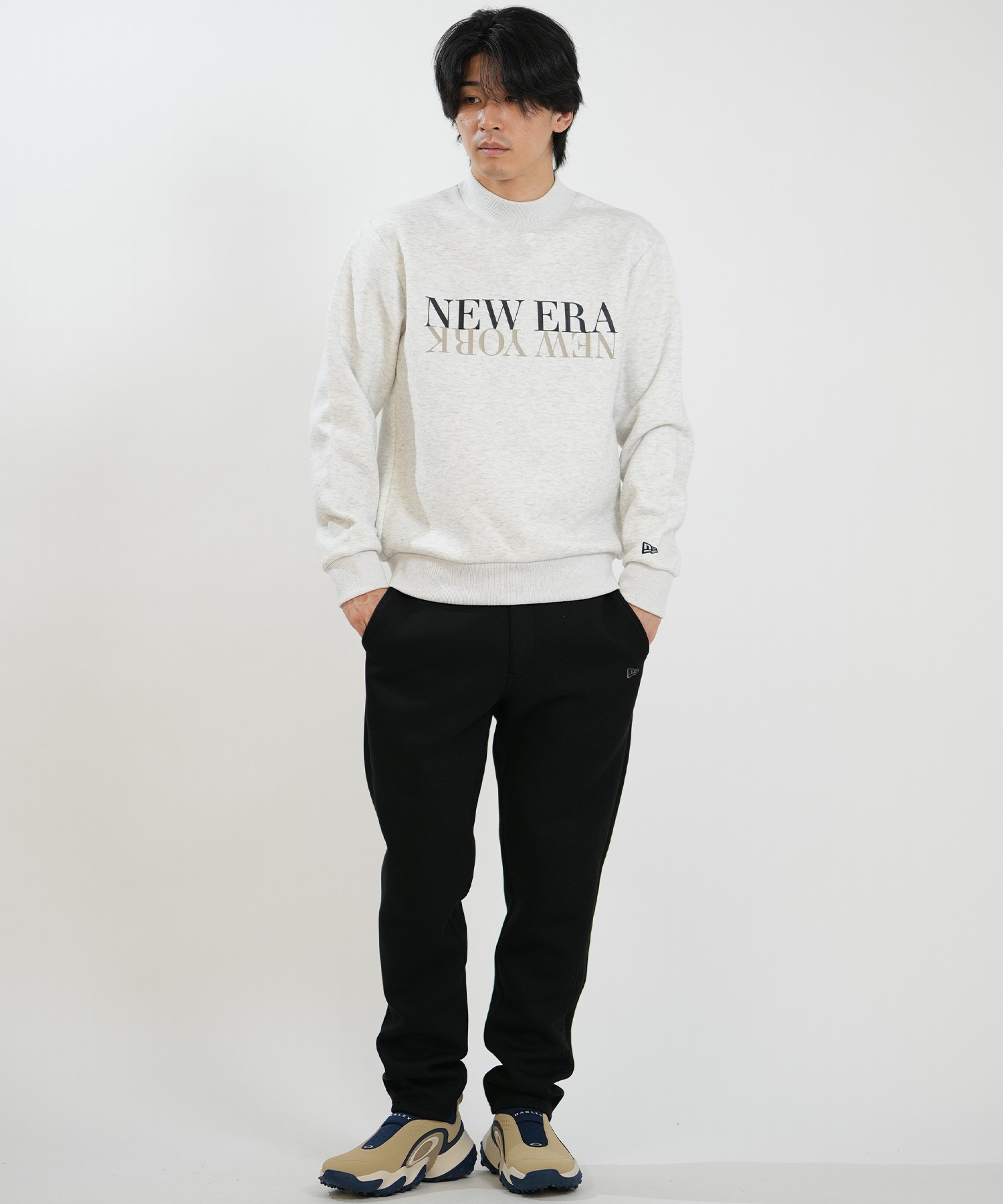 NEW ERA ニューエラ トレーナー スウェット メンズ モックネック GF