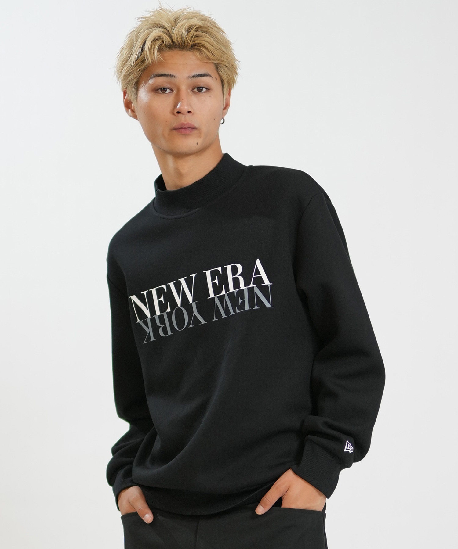 NEW ERA ニューエラ トレーナー スウェット メンズ モックネック GF